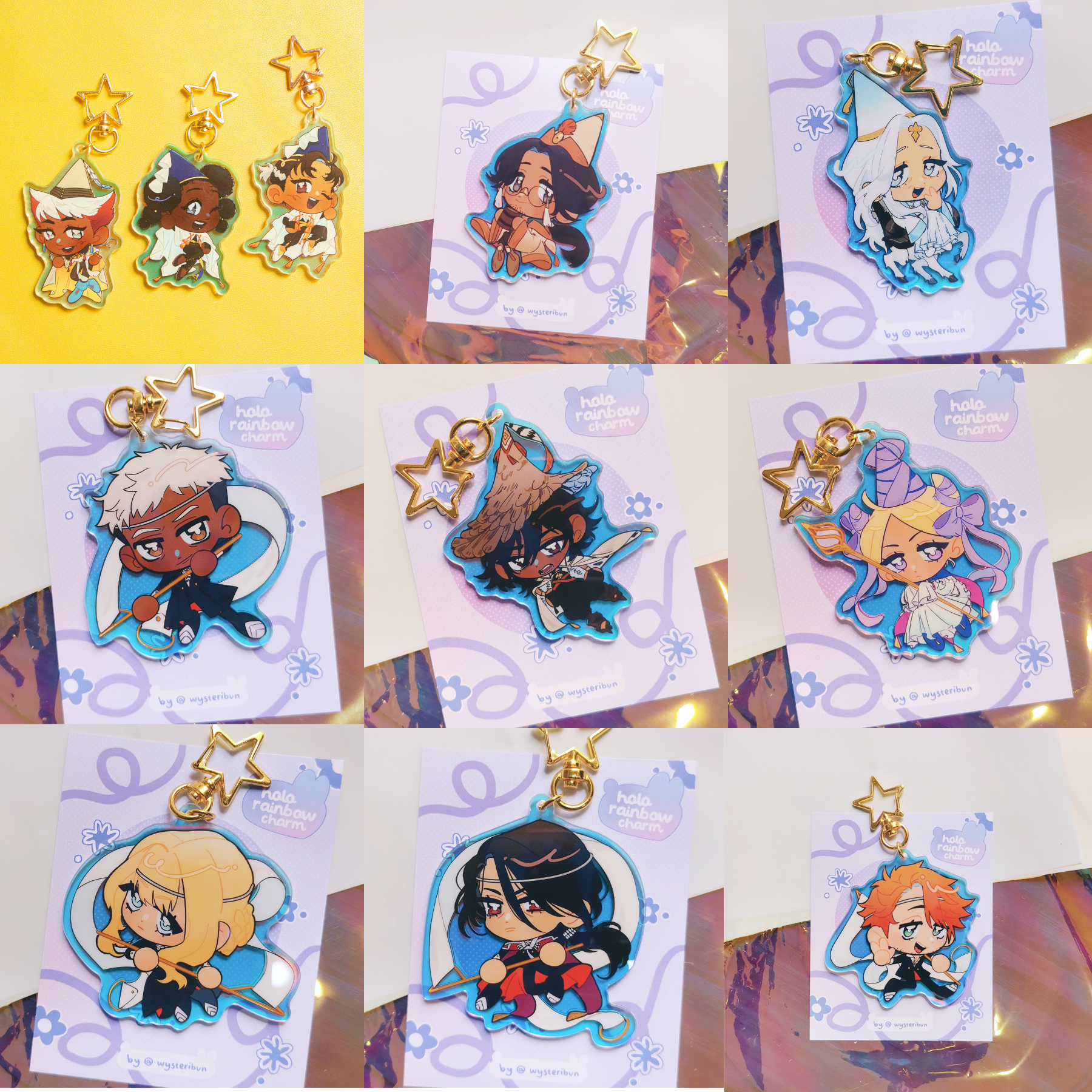 [CLEARANCE SALE] Witch Hat Atelier Holo Charms