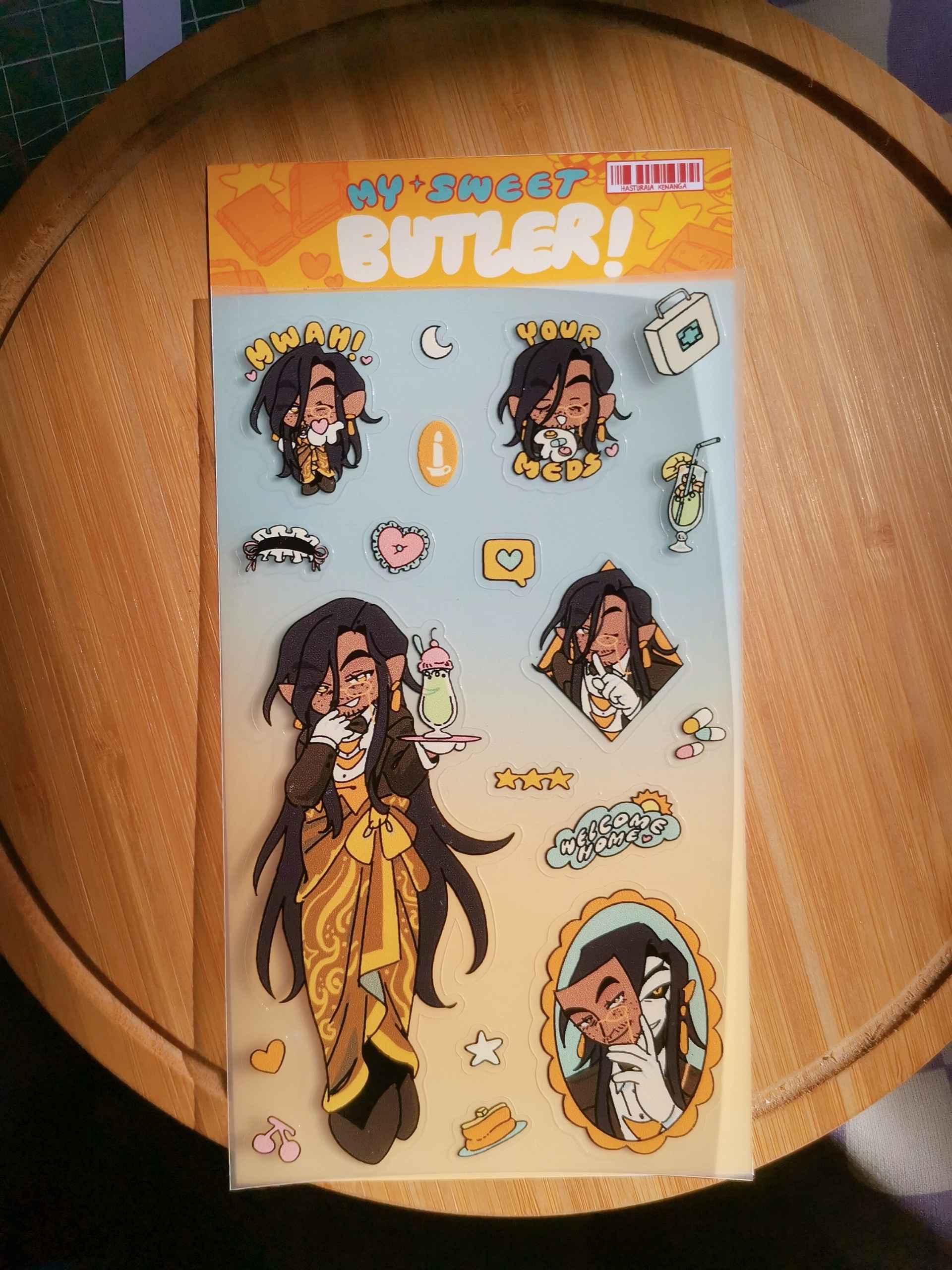 Emihasvic Butler x Maid Clear Sticker Sheet