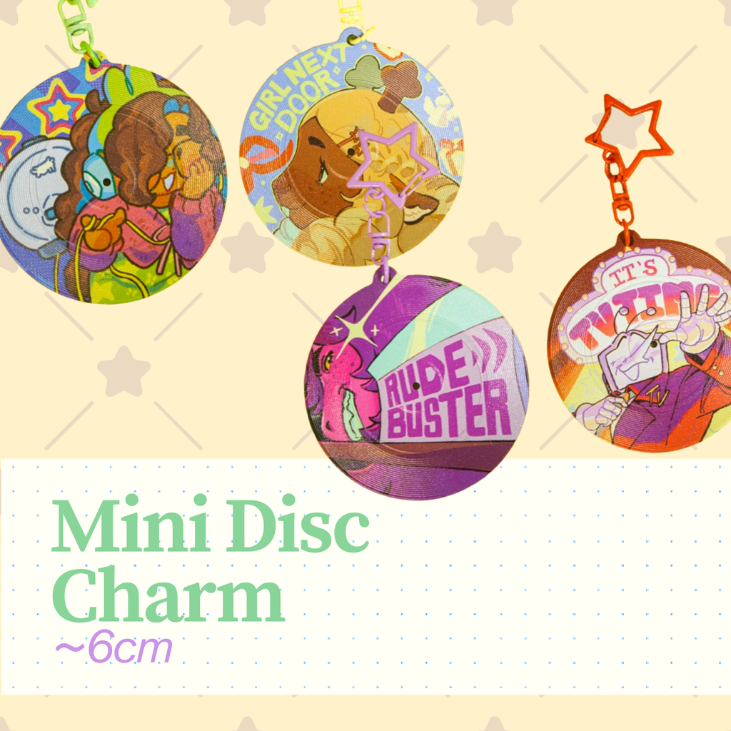 Deltarune + OC Mini Disc Charms