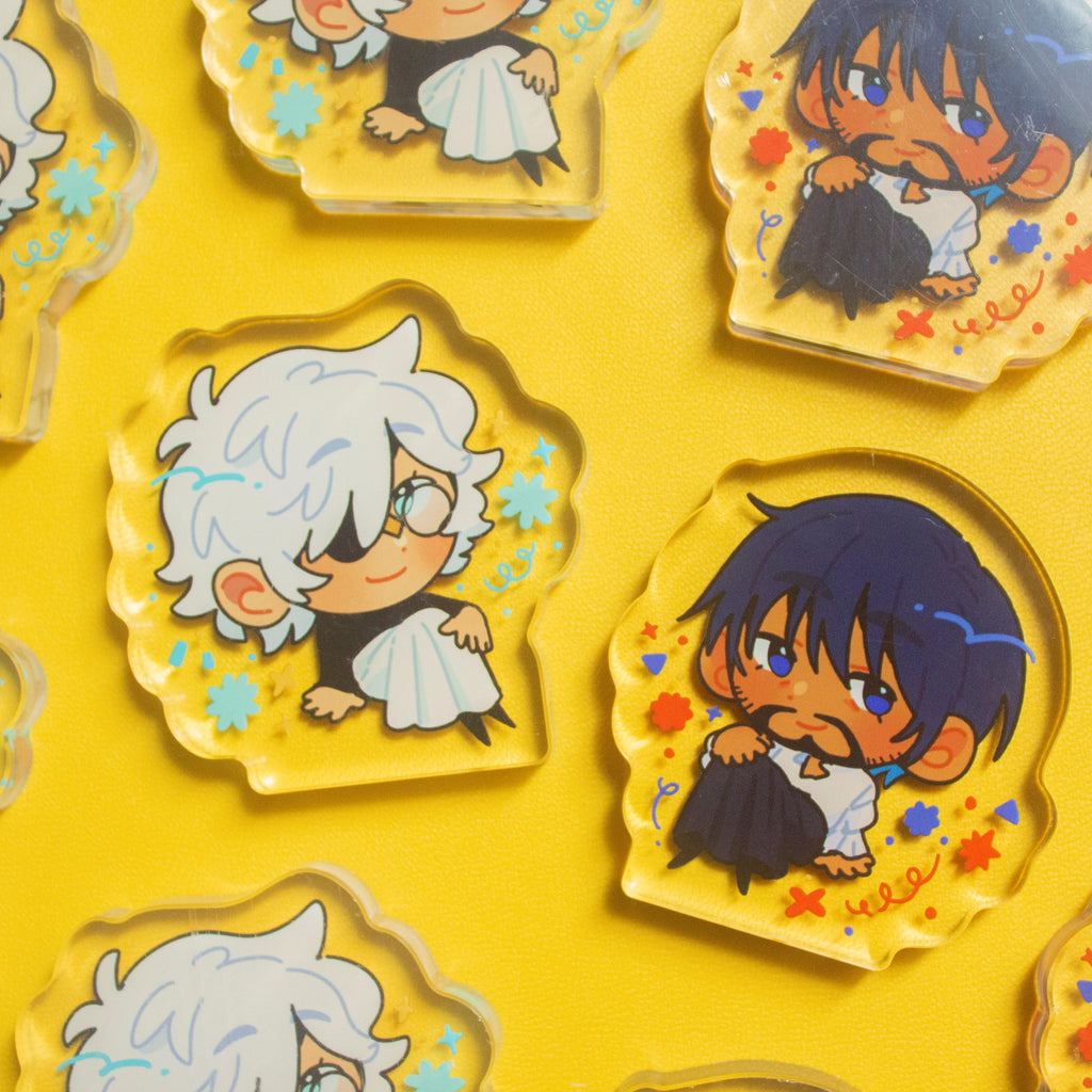 Witch Hat Atelier Qifrey and Olruggio Thick Standees