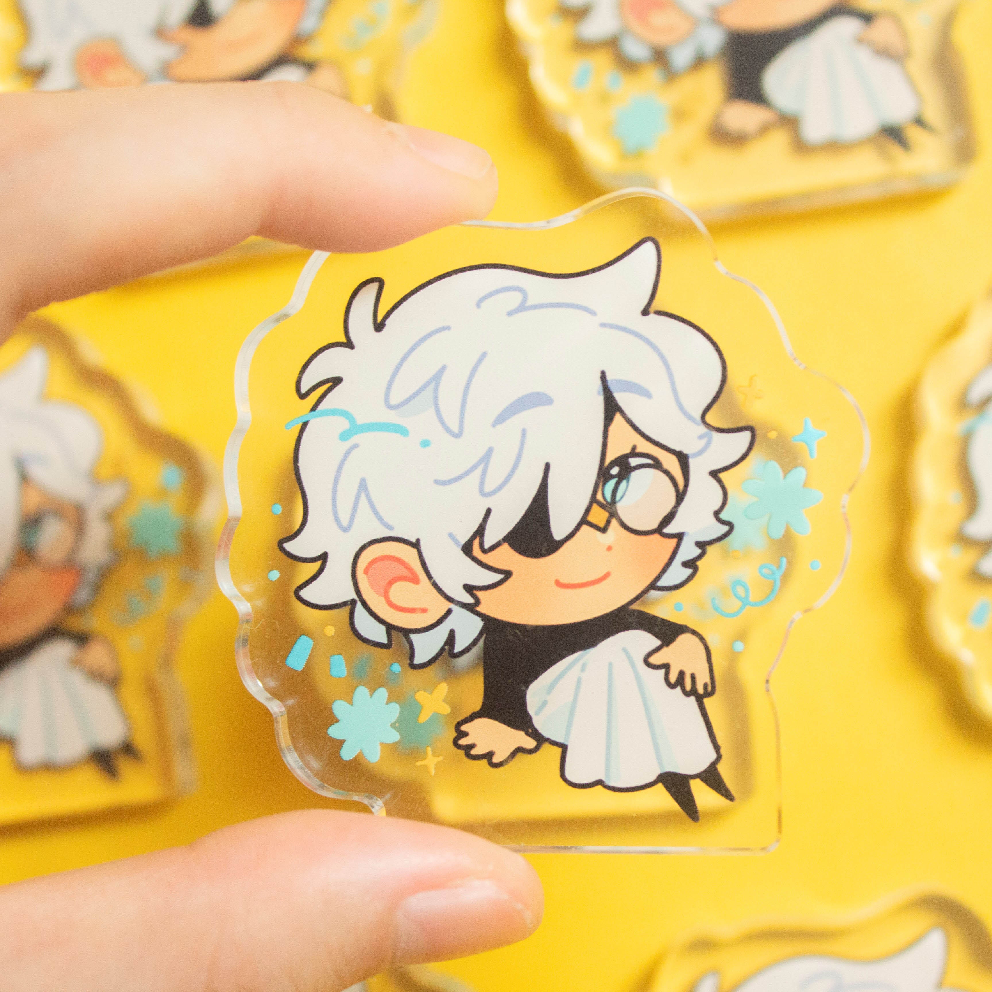 Witch Hat Atelier Qifrey and Olruggio Thick Standees