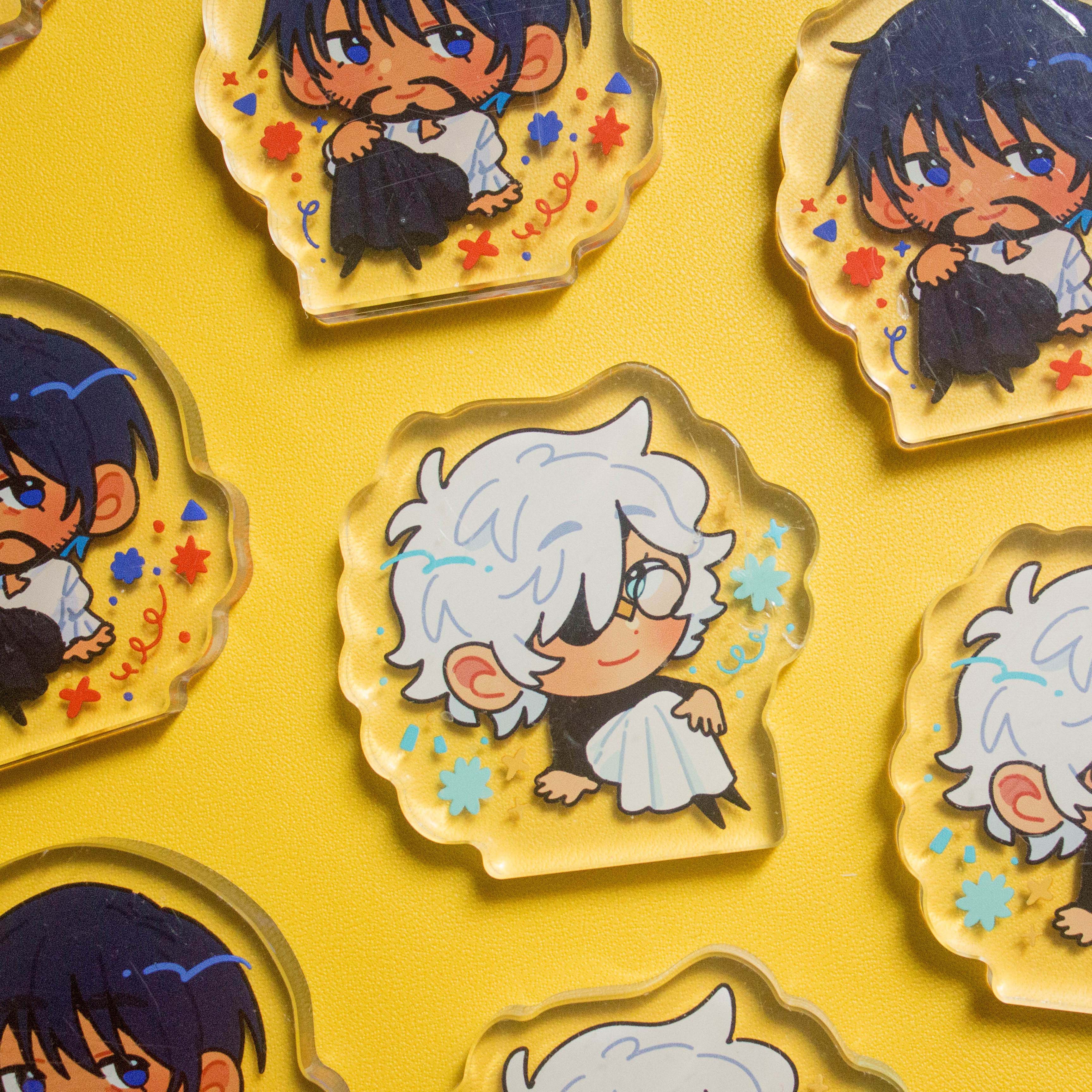 Witch Hat Atelier Qifrey and Olruggio Thick Standees