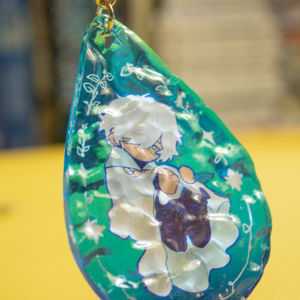 Witch Hat Atelier Qifrey and Olruggio Water/Fire Charm