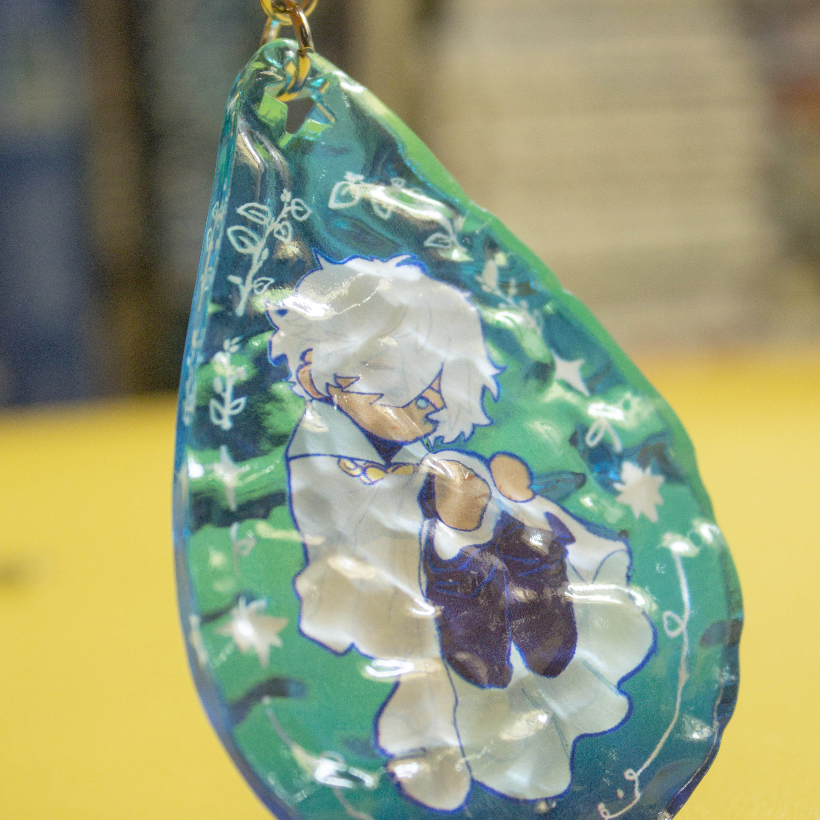 Witch Hat Atelier Qifrey and Olruggio Water/Fire Charm
