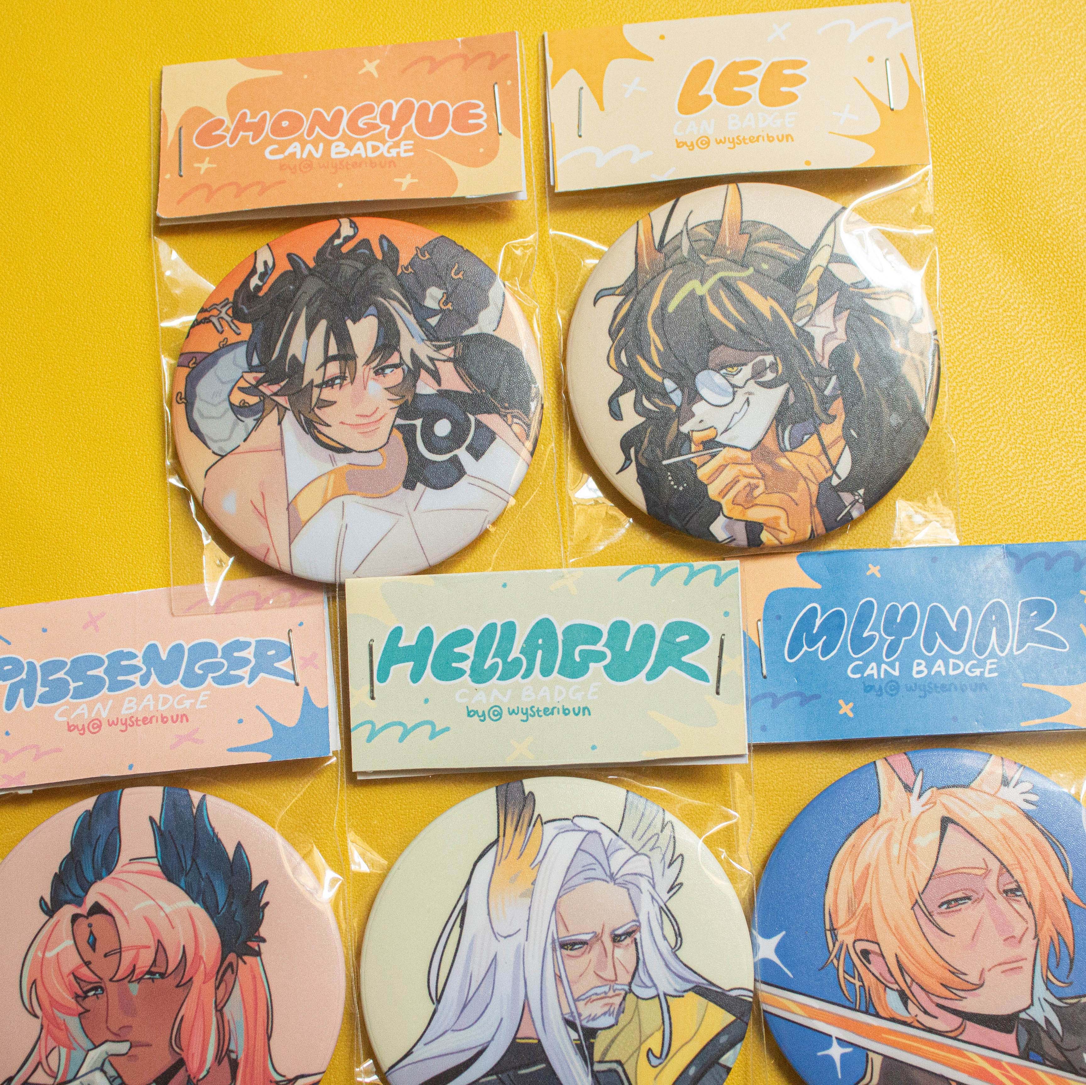 [CLEARANCE SALE] Arknights Male Operator Metal Pins