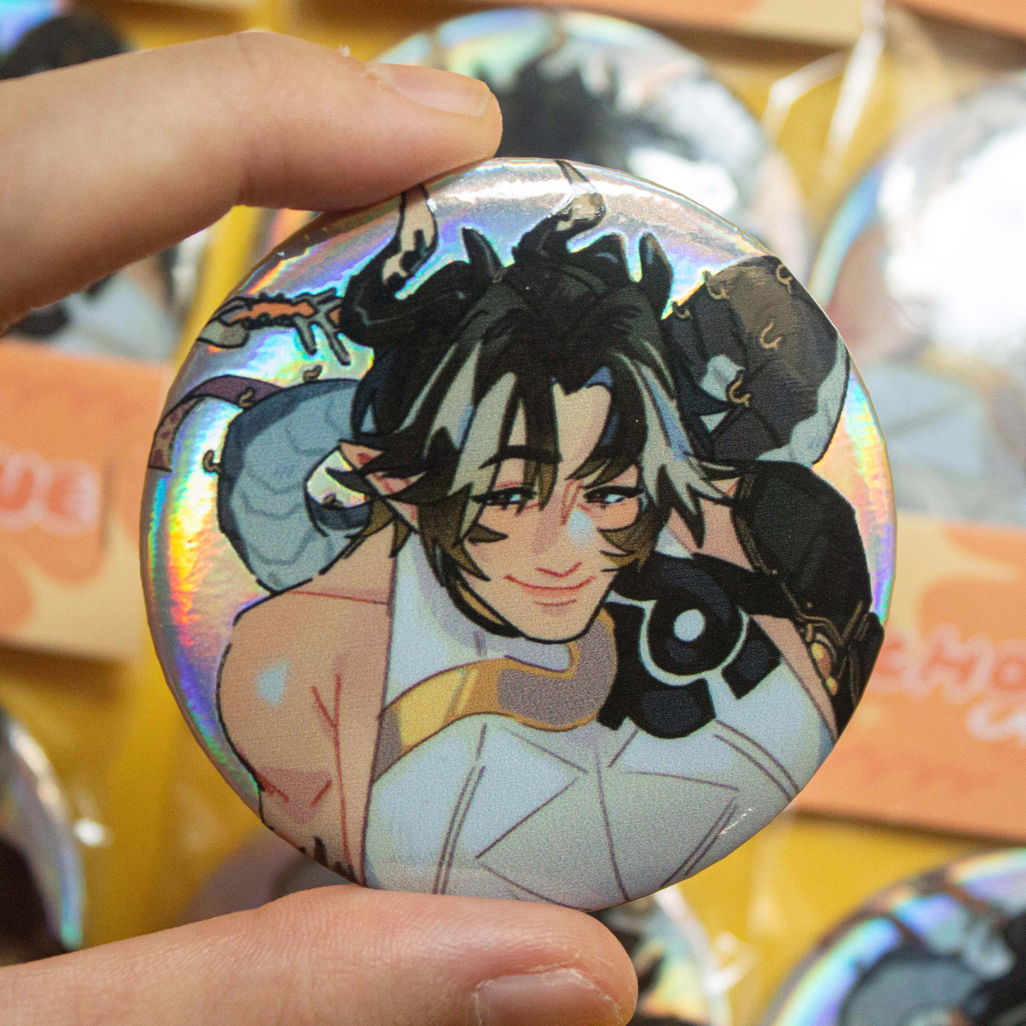 [CLEARANCE SALE] Arknights Male Operator Metal Pins
