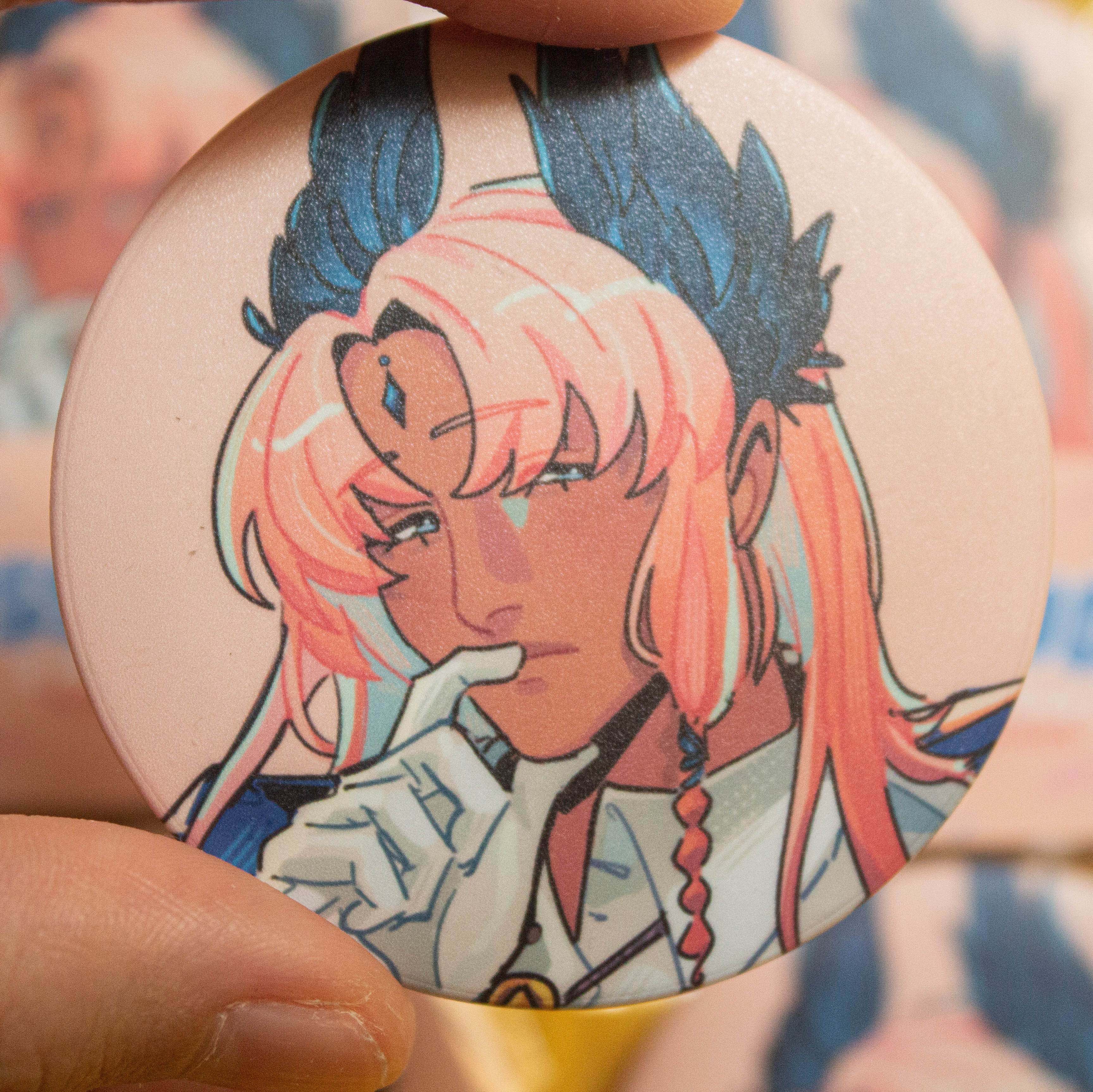 [CLEARANCE SALE] Arknights Male Operator Metal Pins