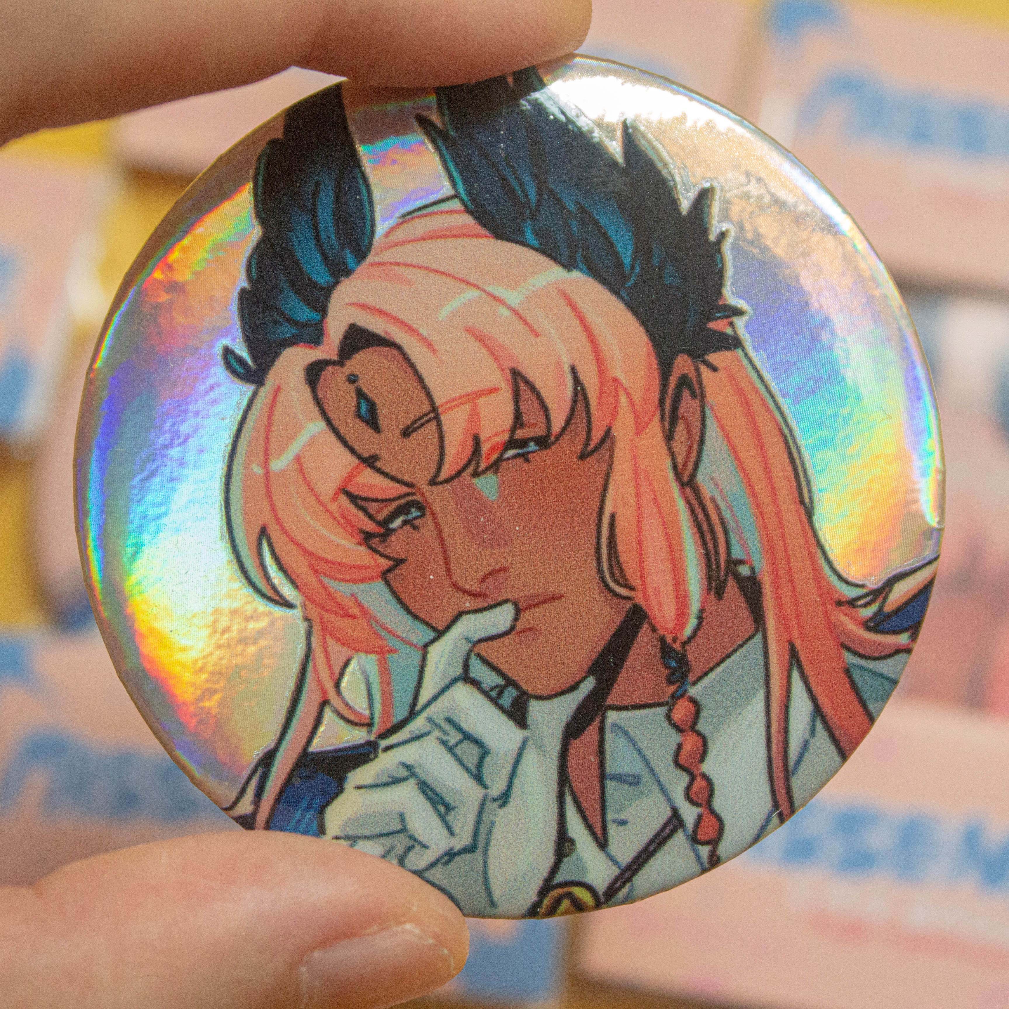 [CLEARANCE SALE] Arknights Male Operator Metal Pins