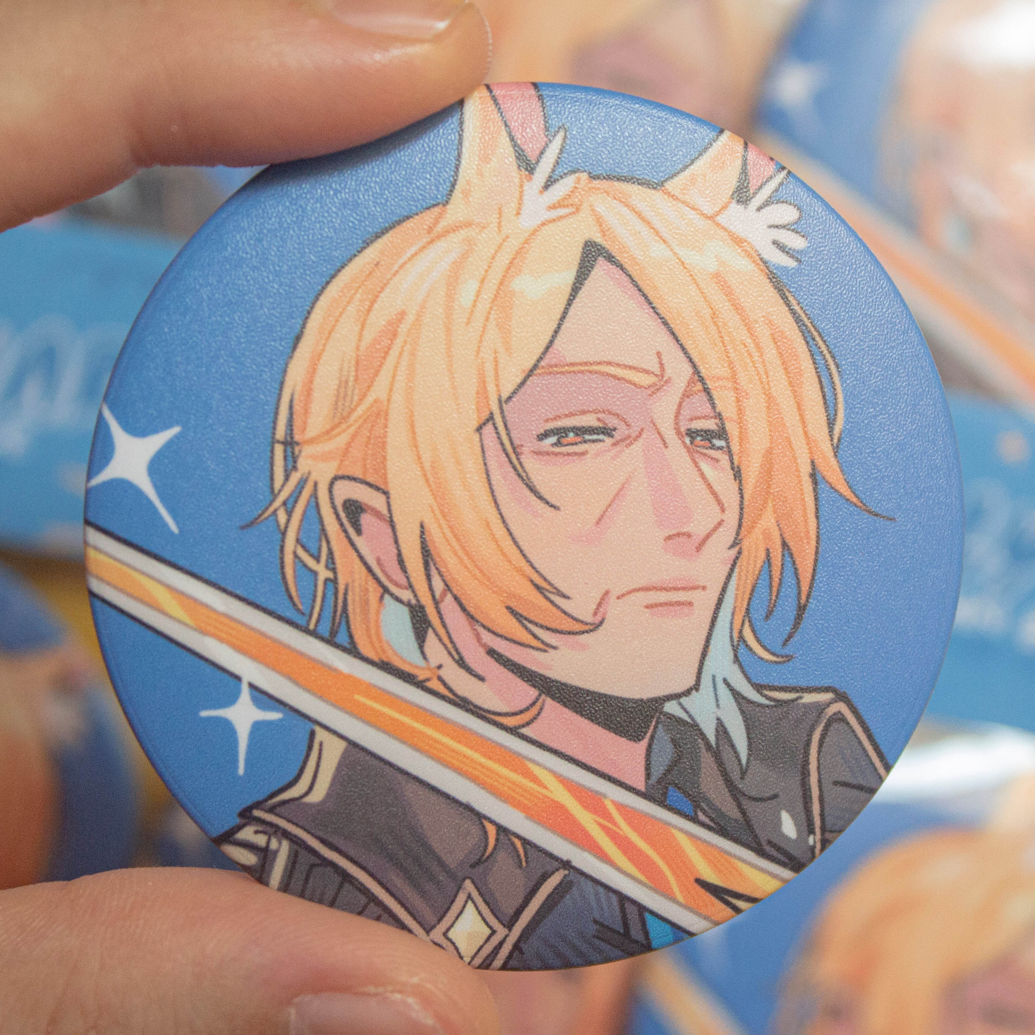 [CLEARANCE SALE] Arknights Male Operator Metal Pins
