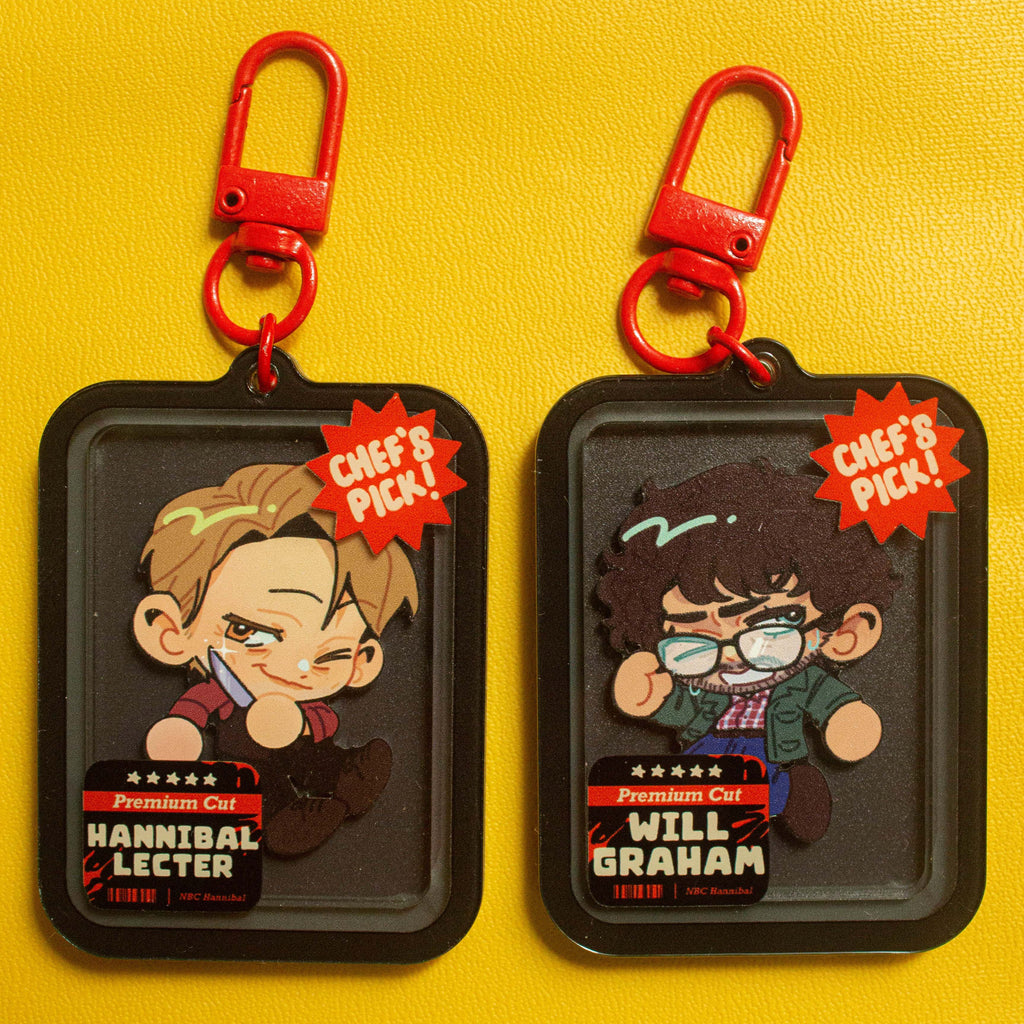 Hannibal and Will Shaker Charms