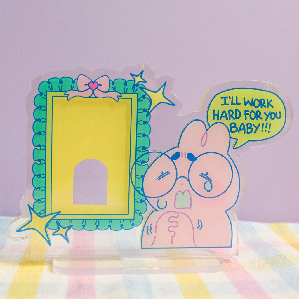 Silly Bunny Photocard Holder Standees