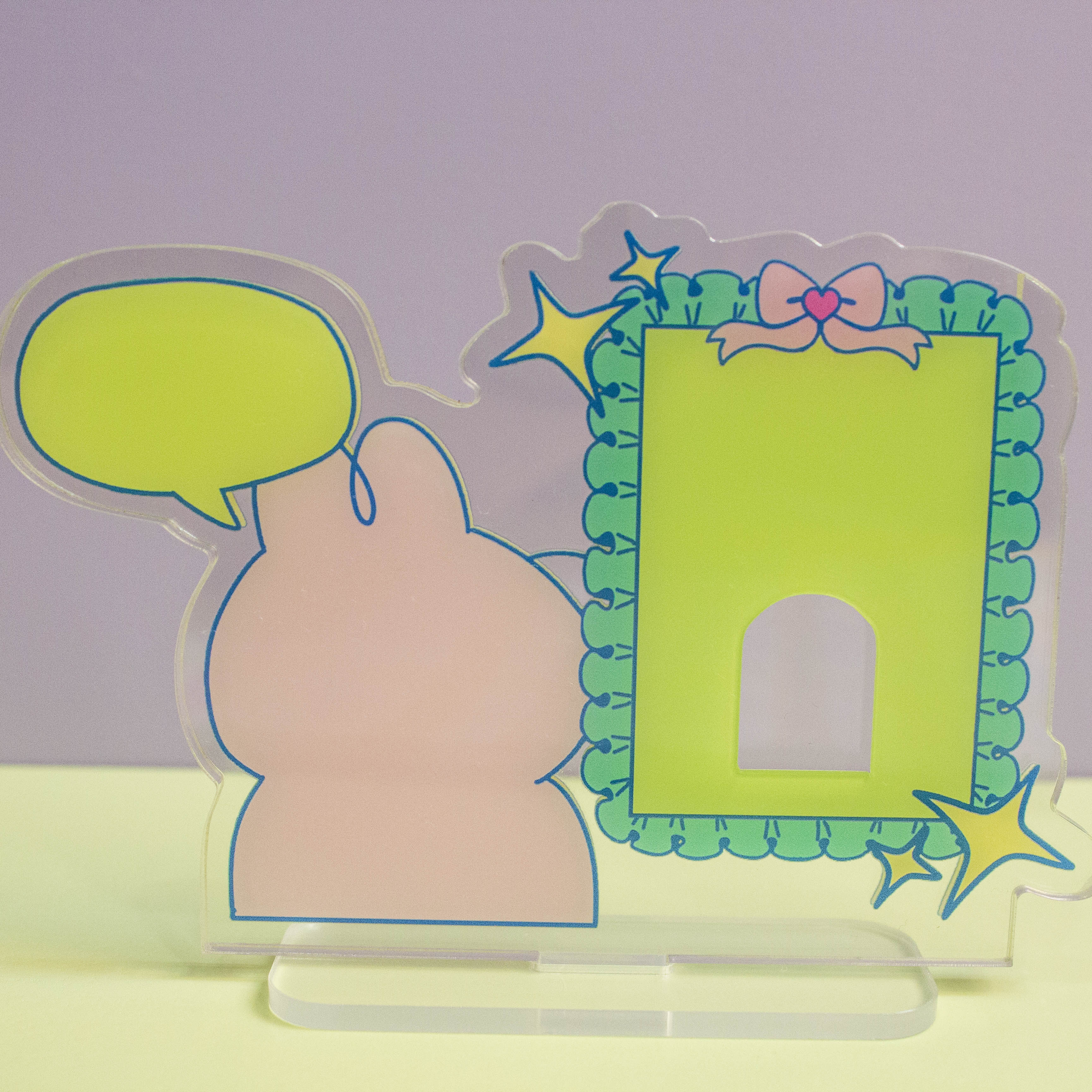 Silly Bunny Photocard Holder Standees