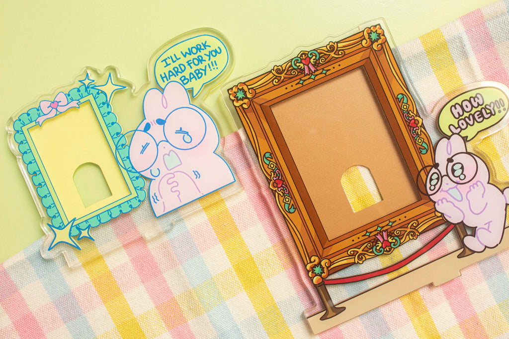 Silly Bunny Photocard Holder Standees