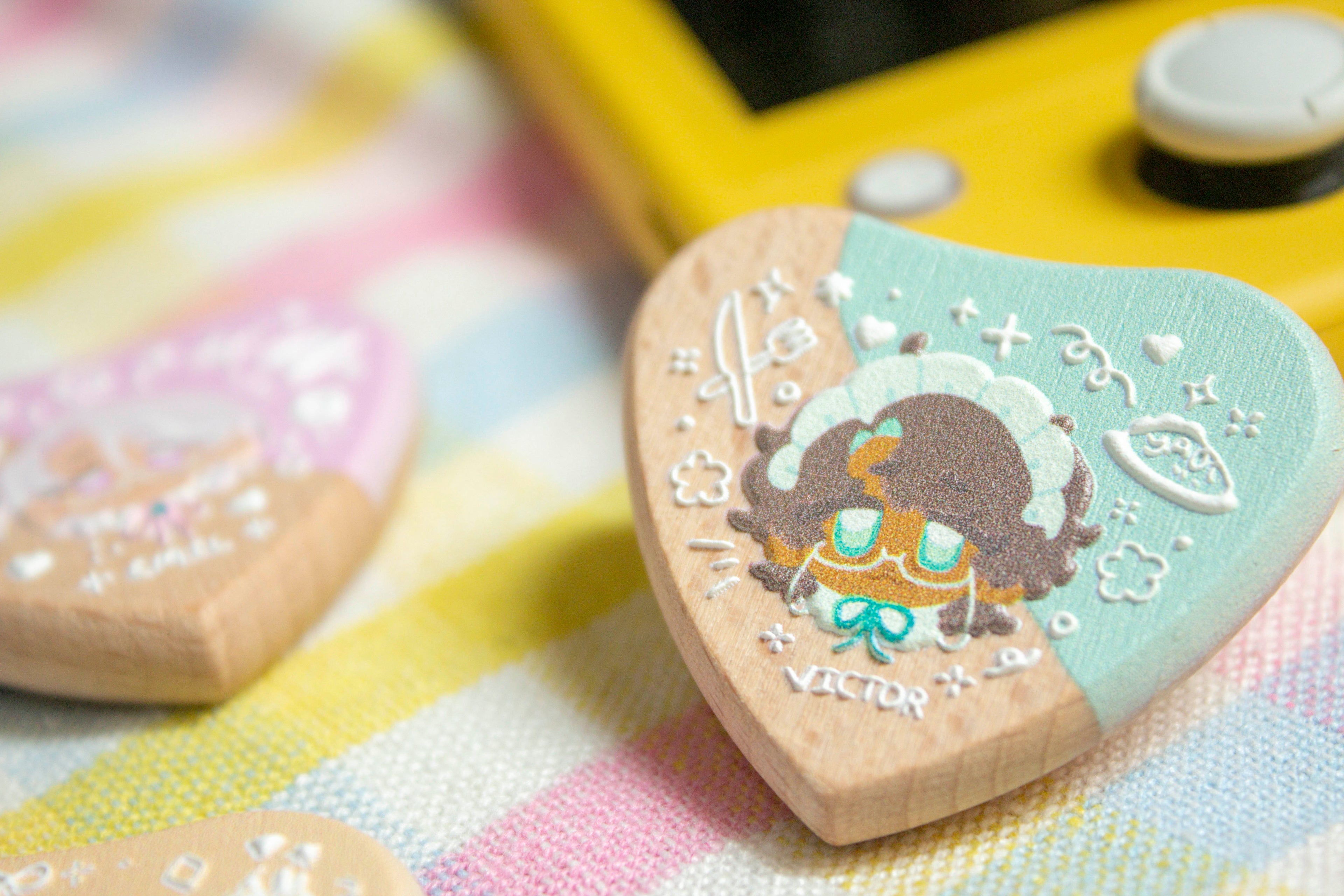 EHV Mini Wooden Cookie Pins