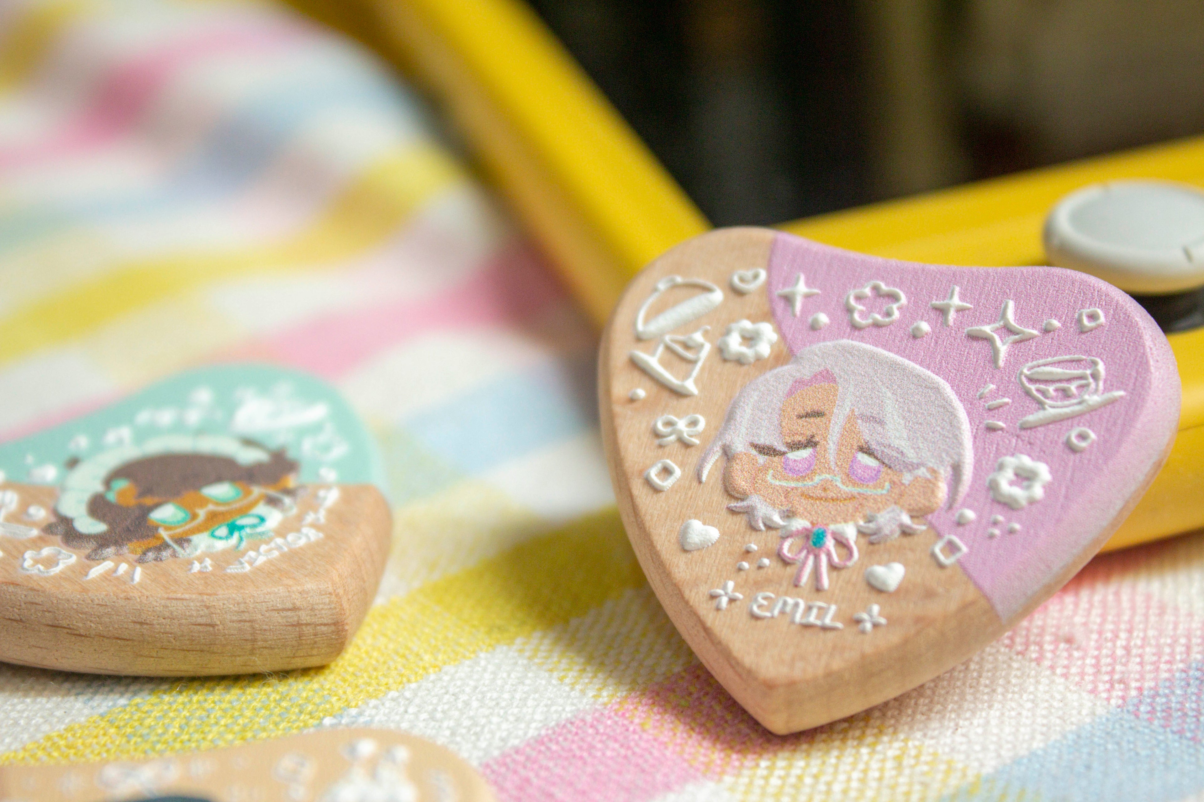 EHV Mini Wooden Cookie Pins