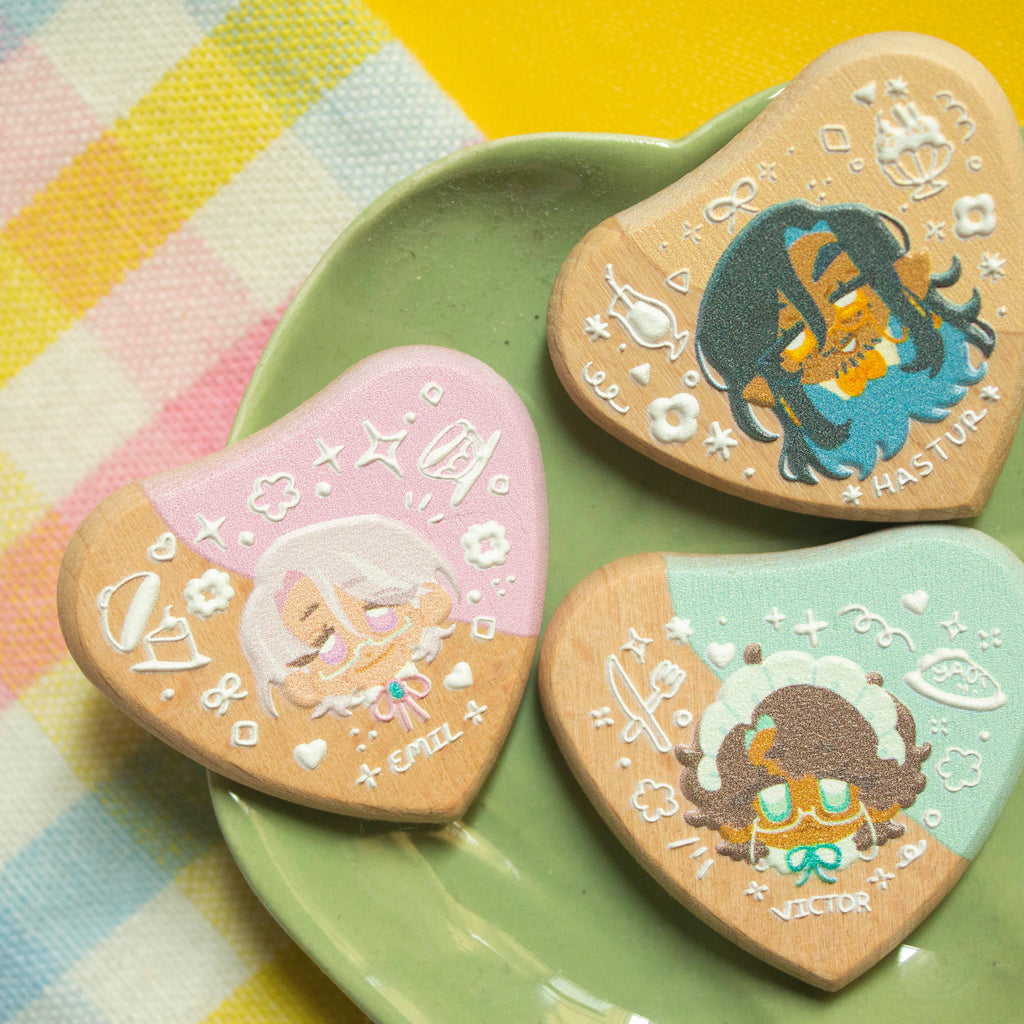 EHV Mini Wooden Cookie Pins