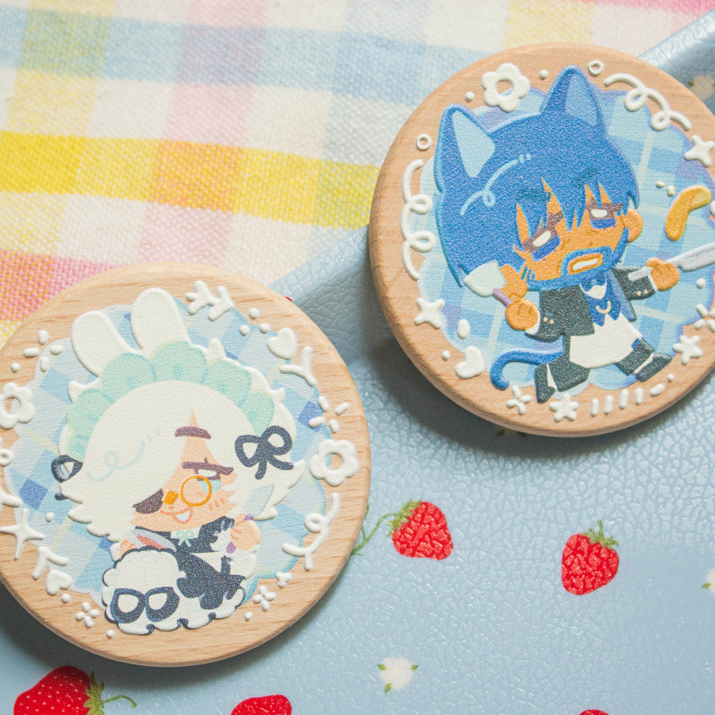 Witch Hat Atelier Wooden Cookie Pin / Magnet