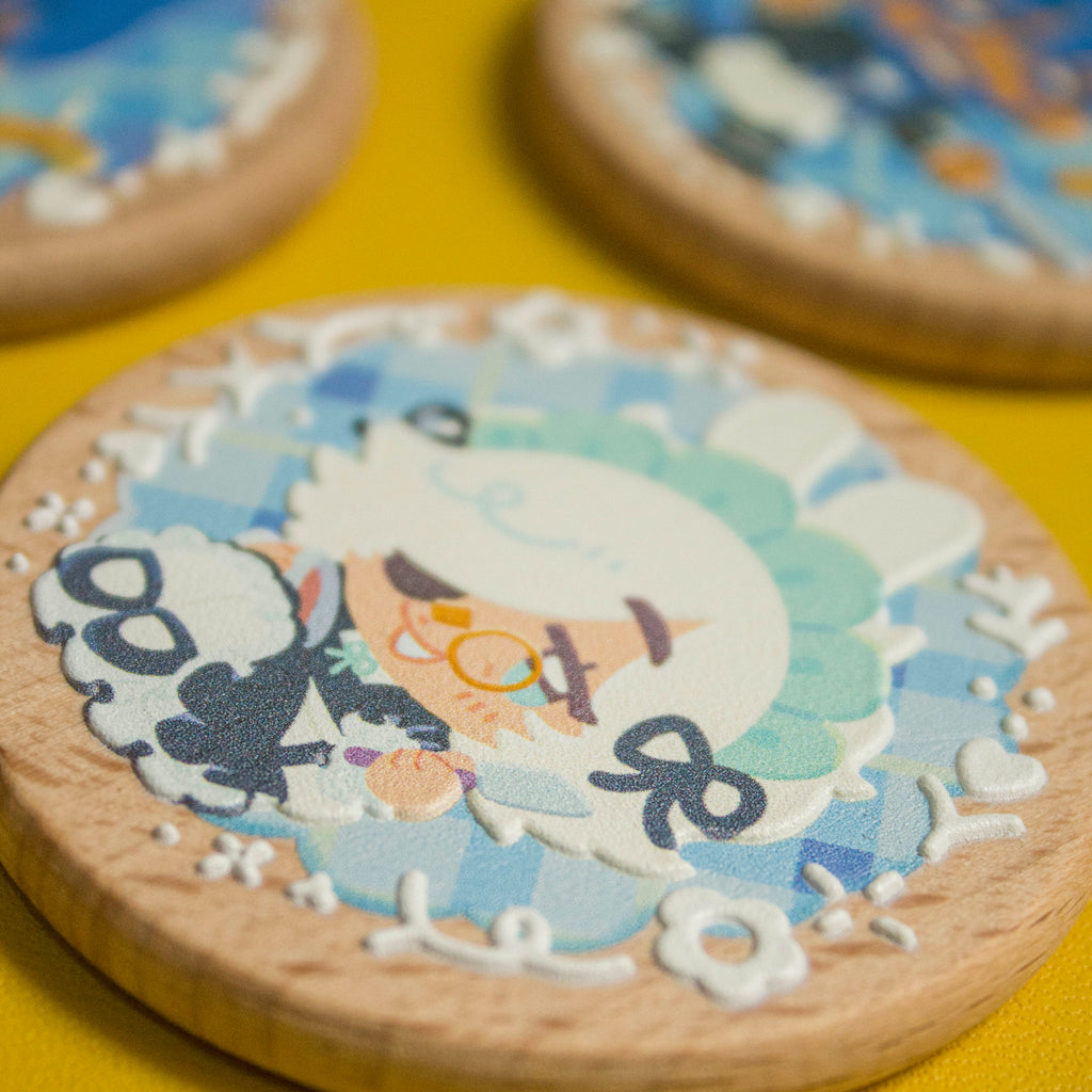Witch Hat Atelier Wooden Cookie Pin / Magnet