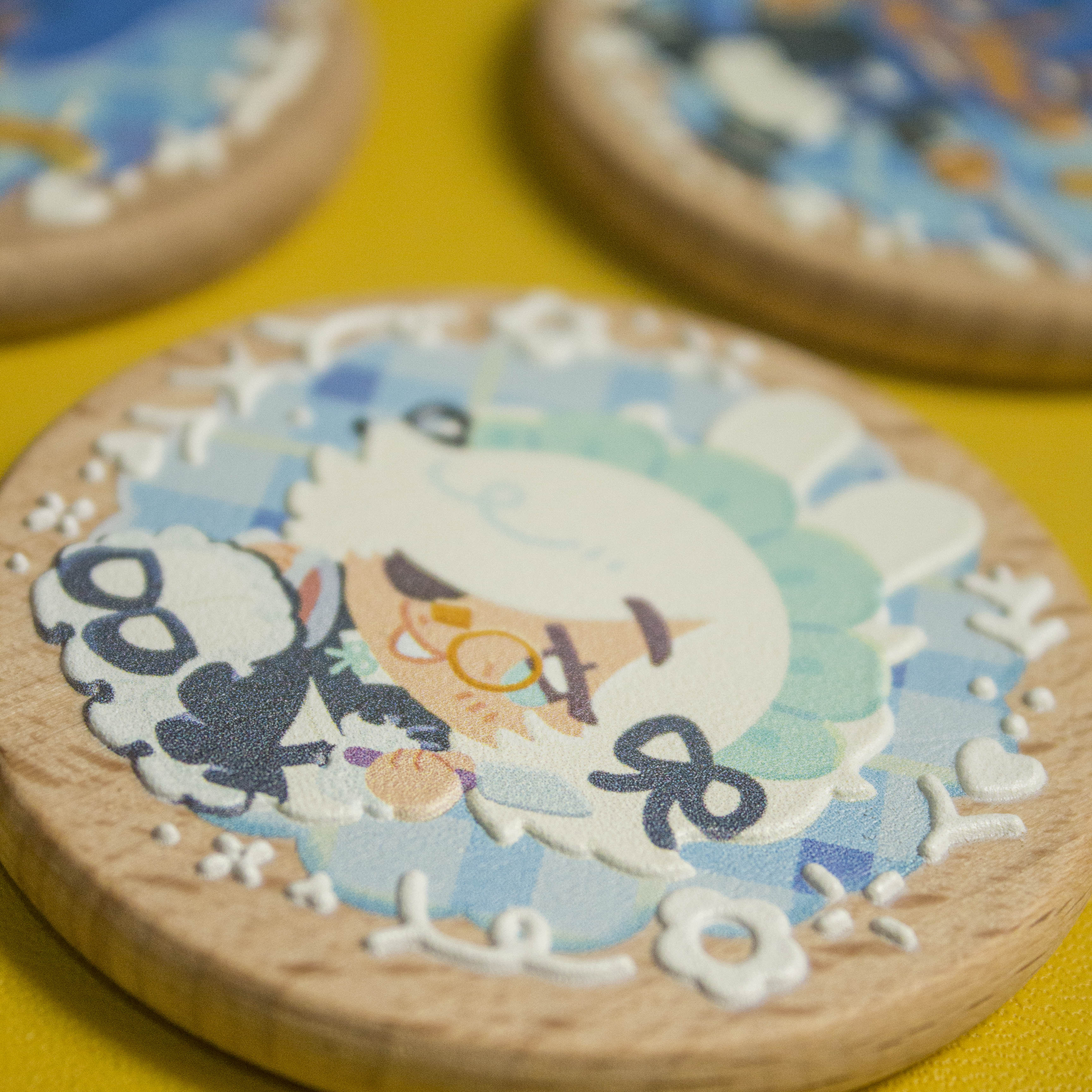 Witch Hat Atelier Wooden Cookie Pin / Magnet