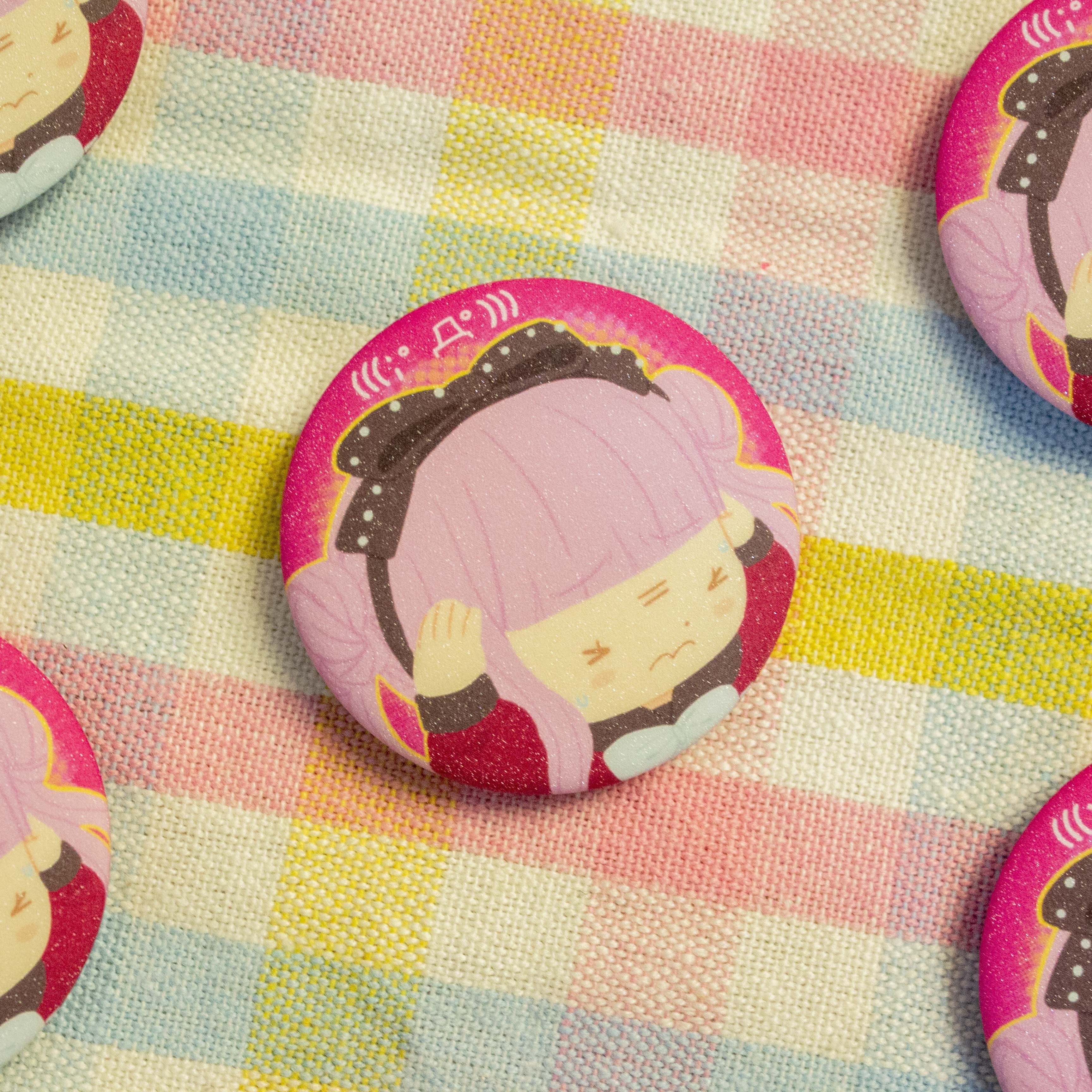 The Hundred Line: Last Defense Academy Mini Glitter Pins