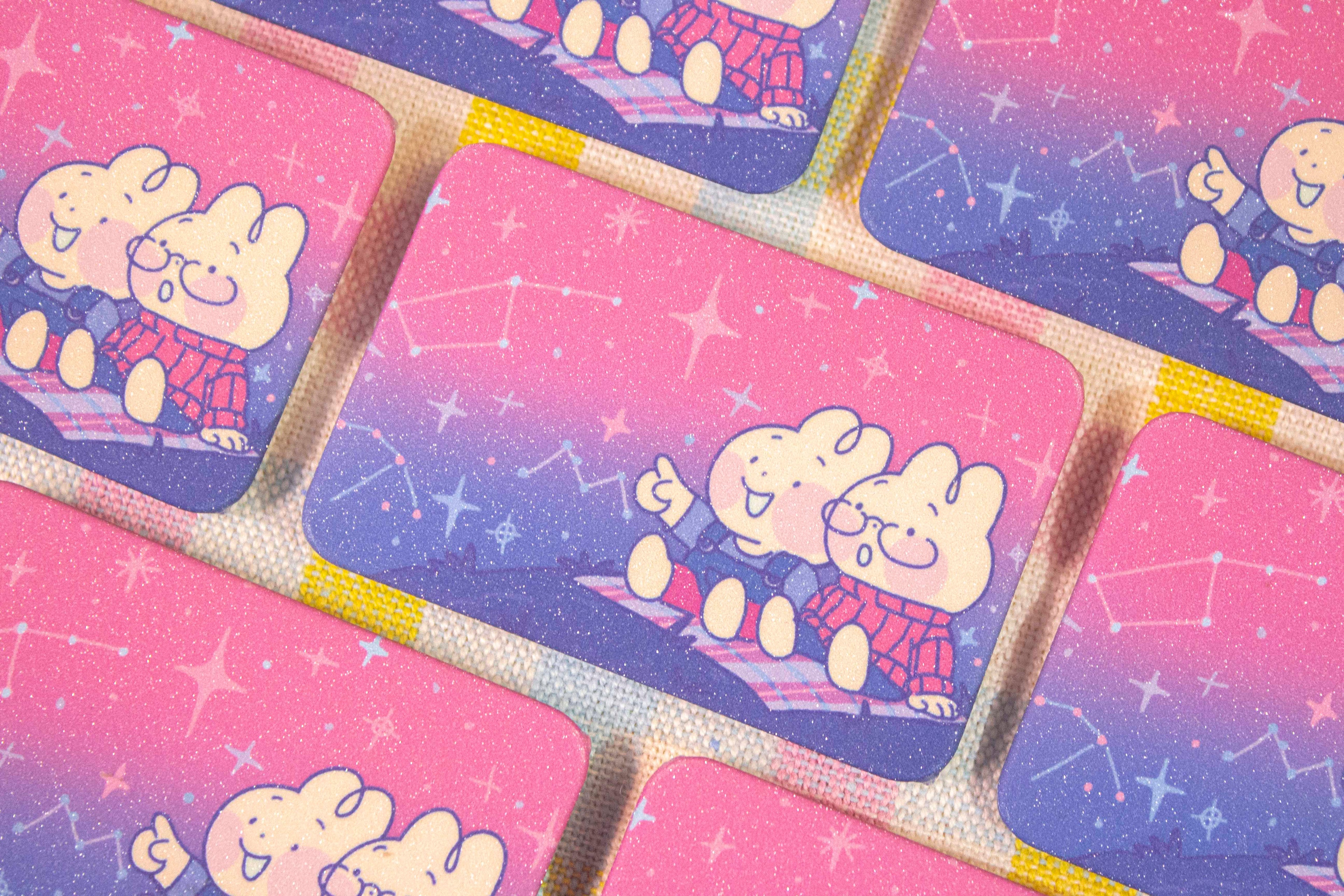 Pride Bunny Pal Rectangle Pins