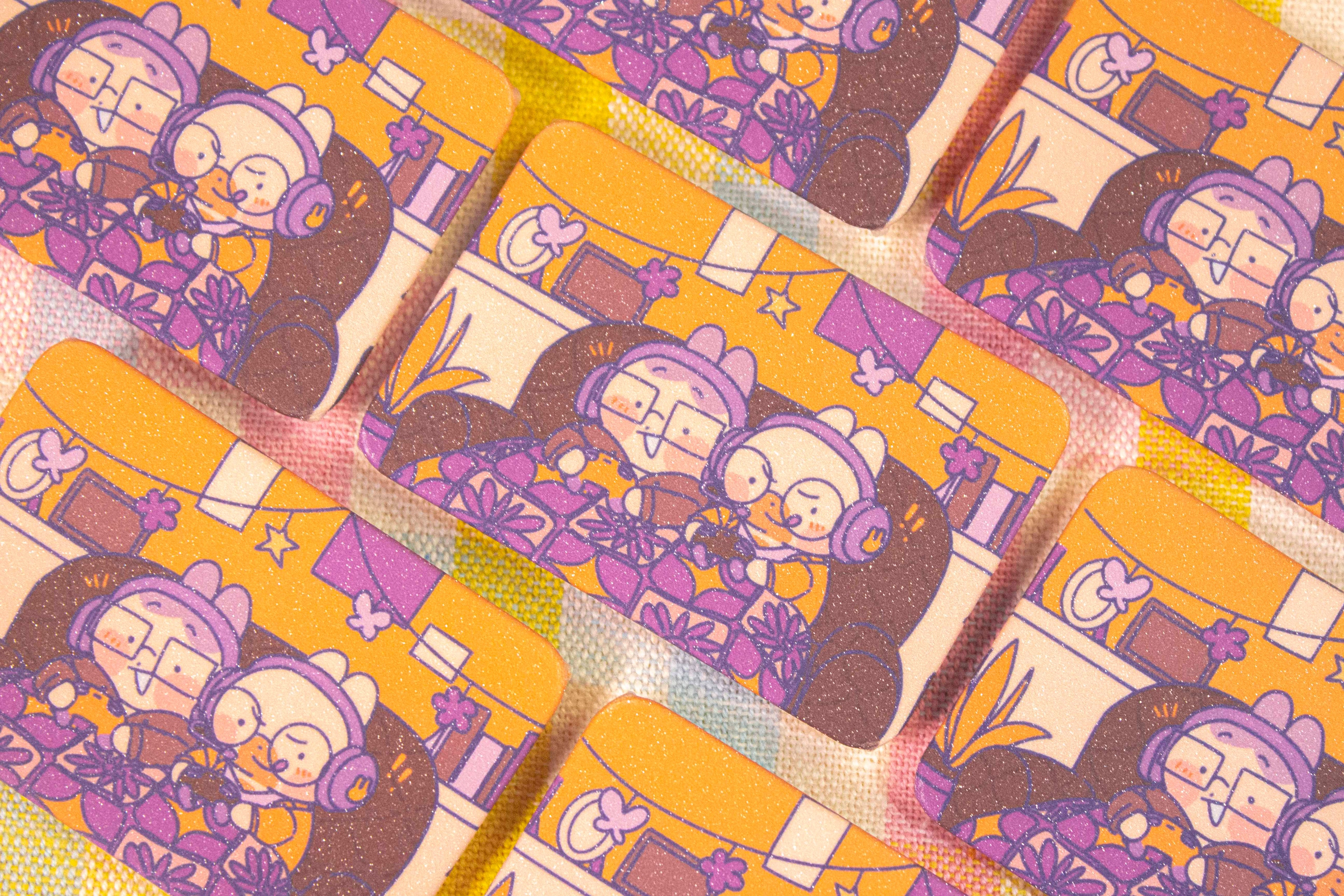 Pride Bunny Pal Rectangle Pins