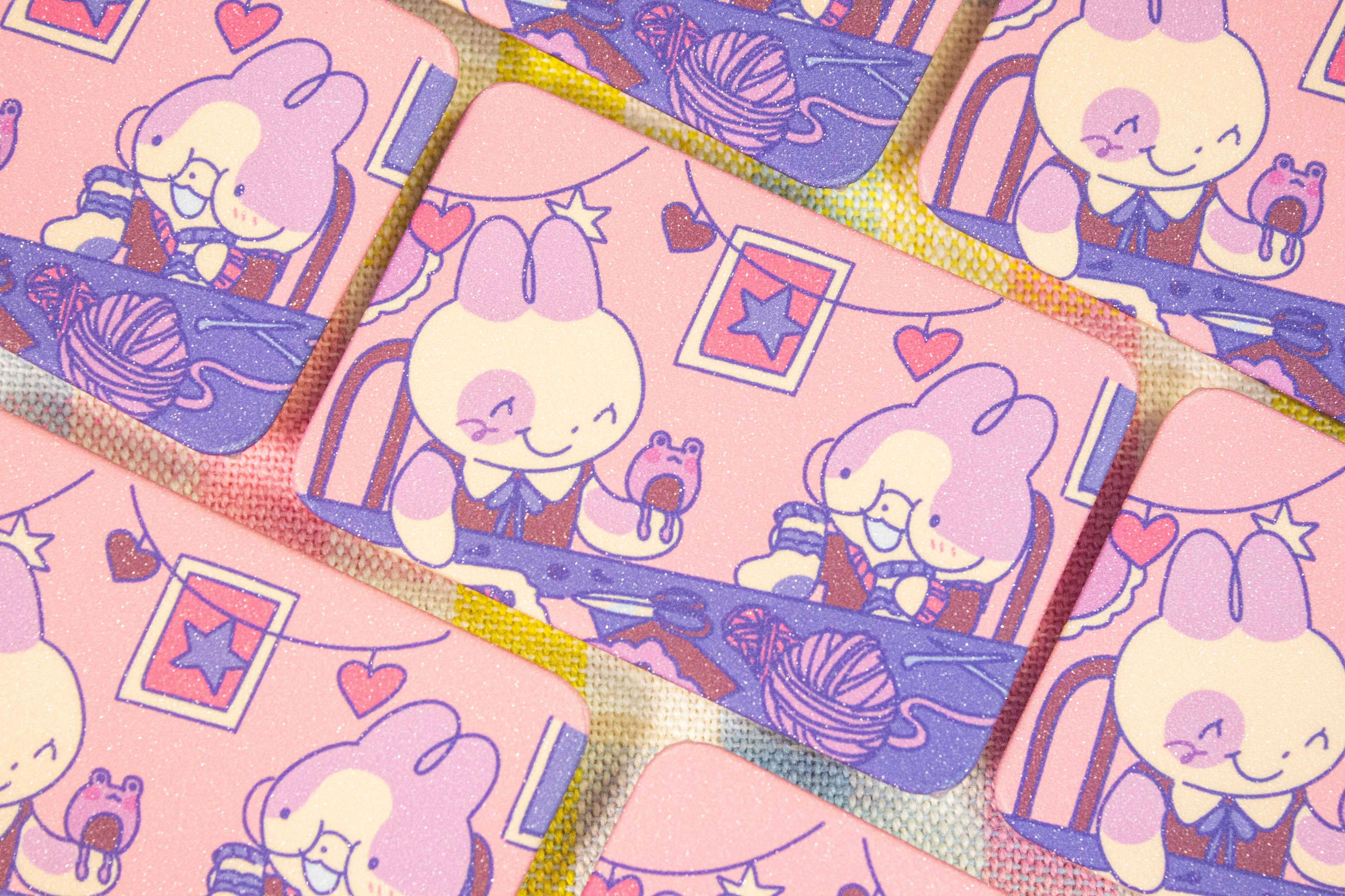 Pride Bunny Pal Rectangle Pins