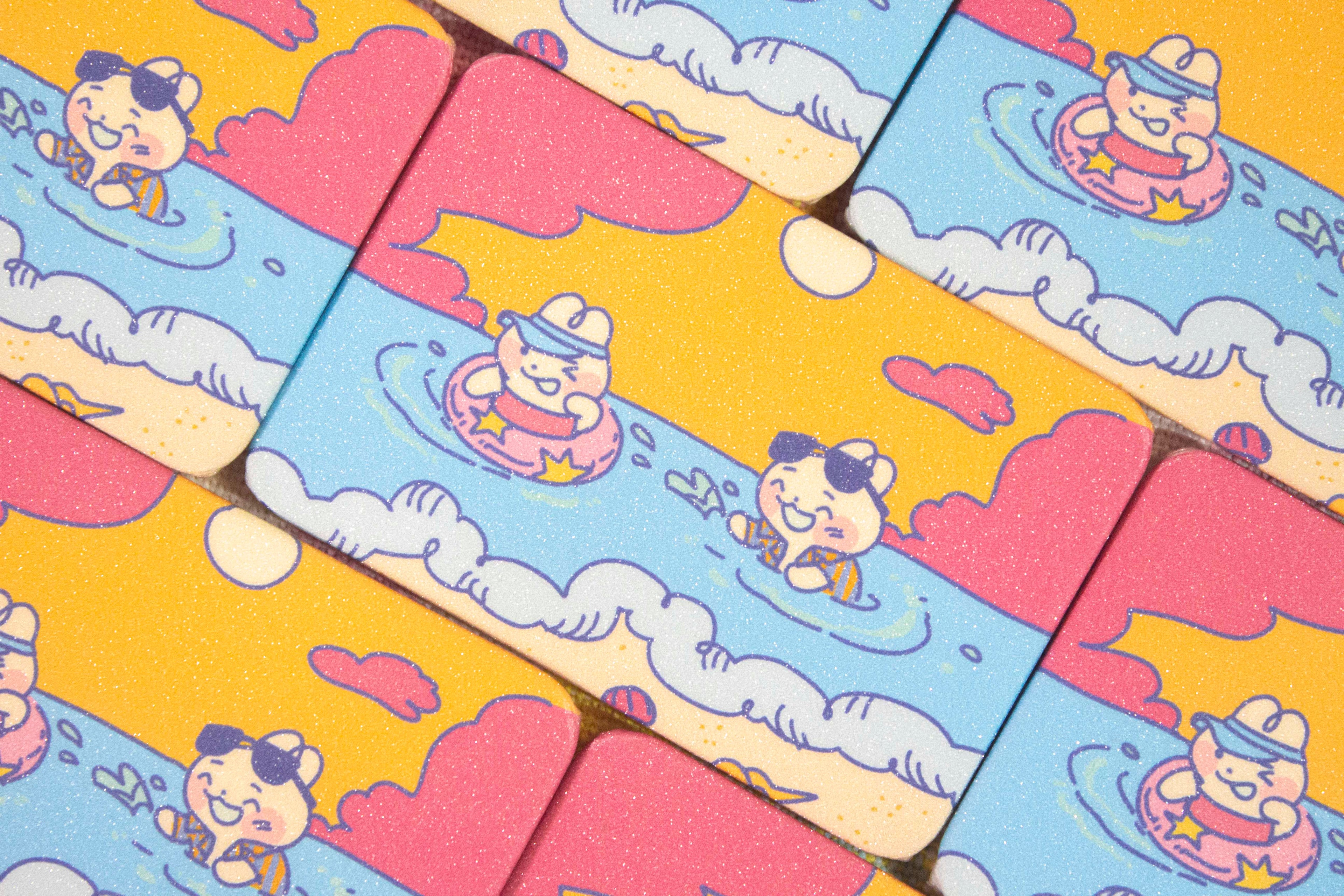 Pride Bunny Pal Rectangle Pins