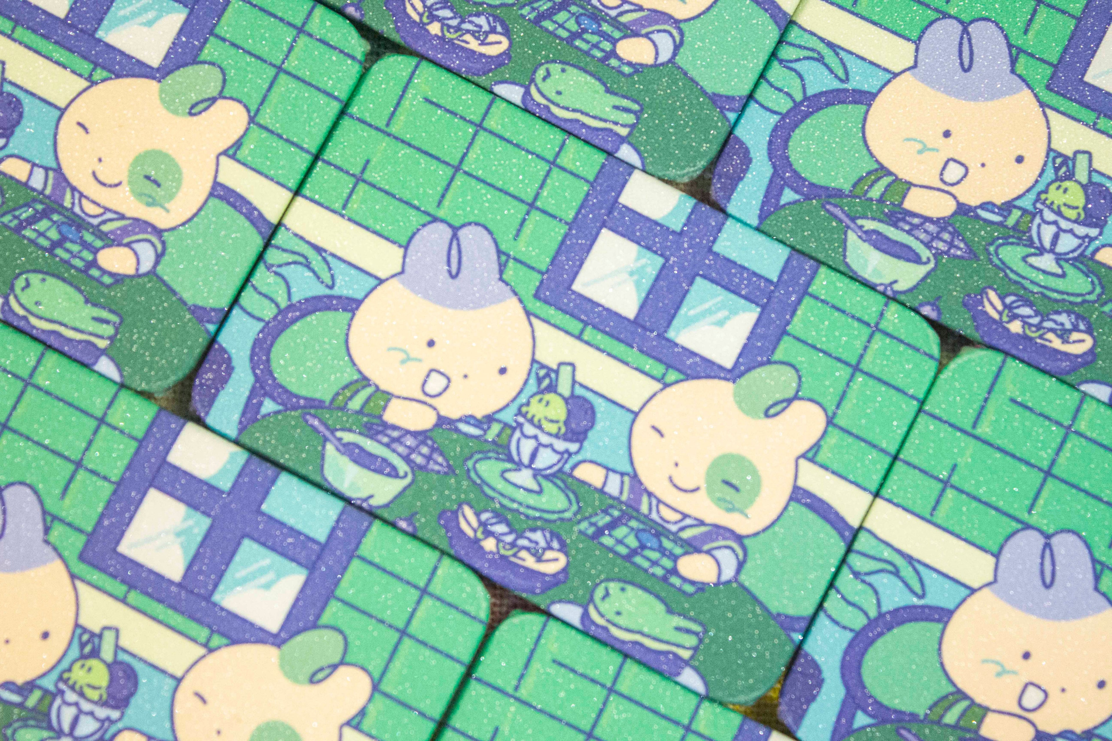 Pride Bunny Pal Rectangle Pins