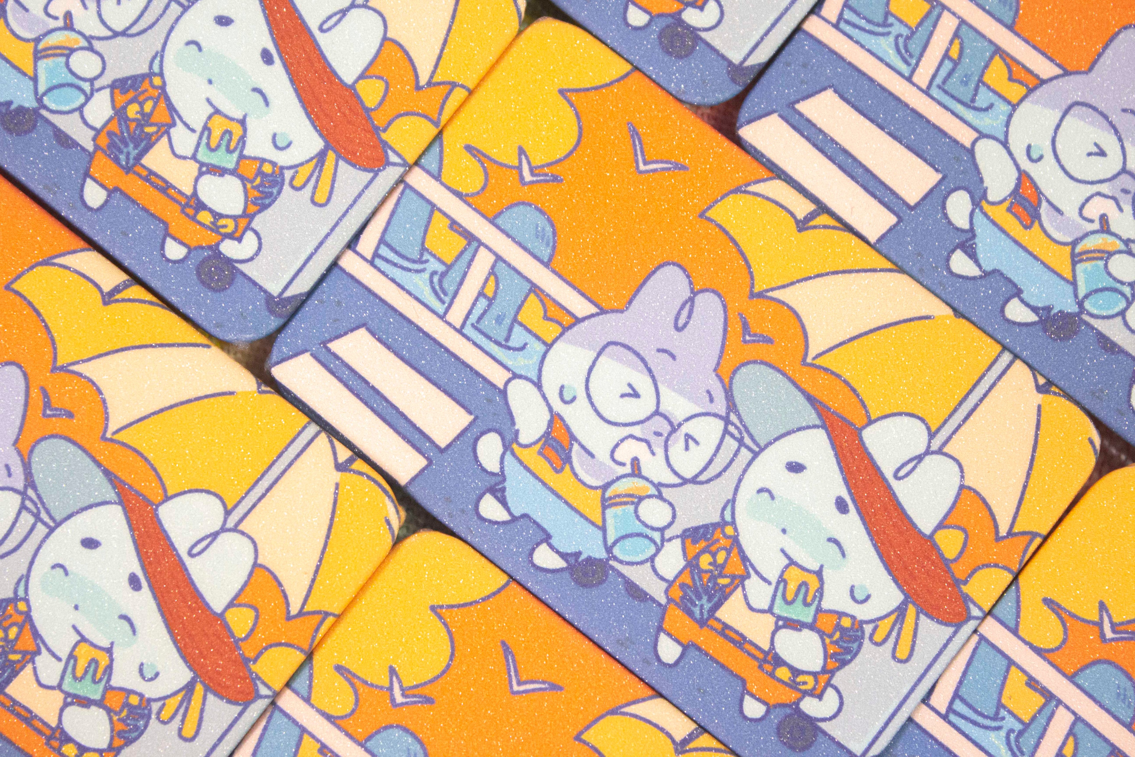 Pride Bunny Pal Rectangle Pins