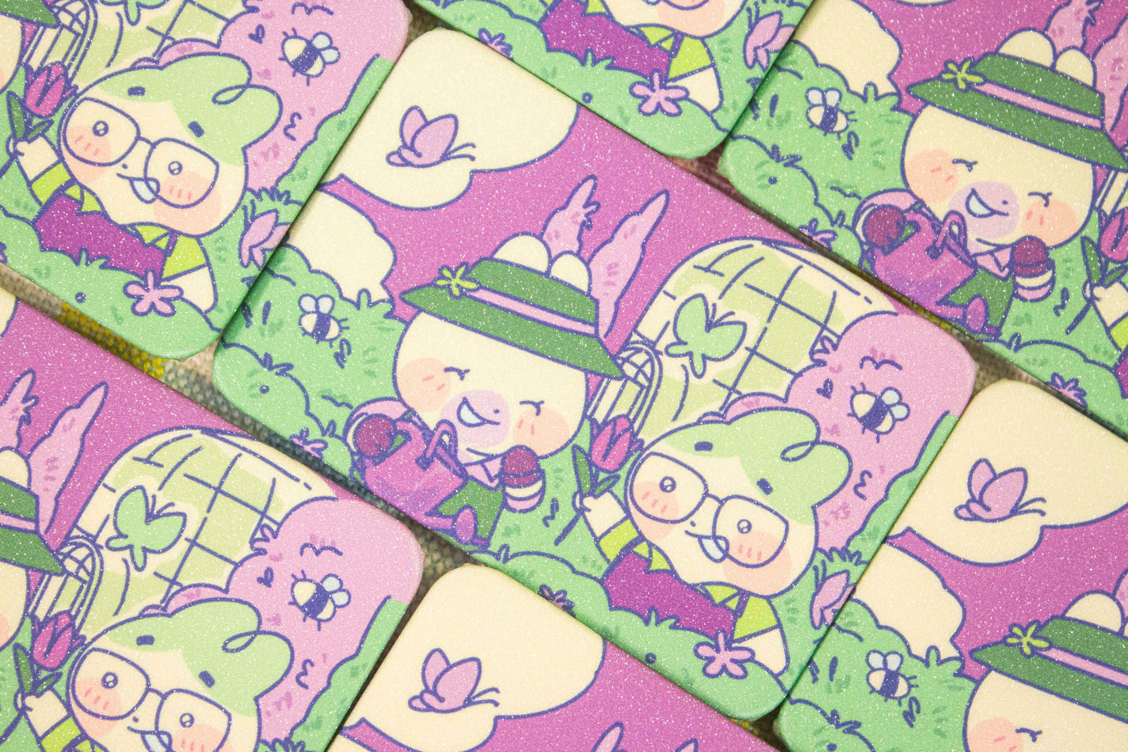 Pride Bunny Pal Rectangle Pins