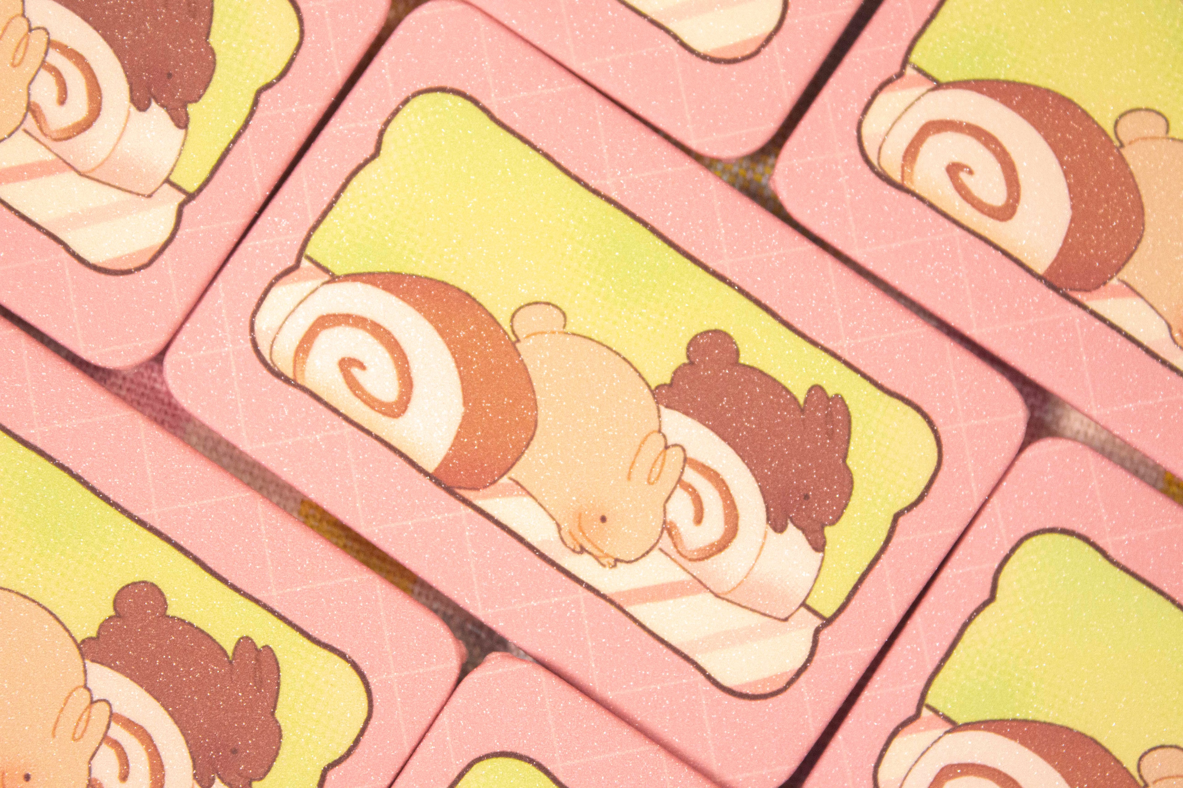 Foodie Buns Rectangular Pins