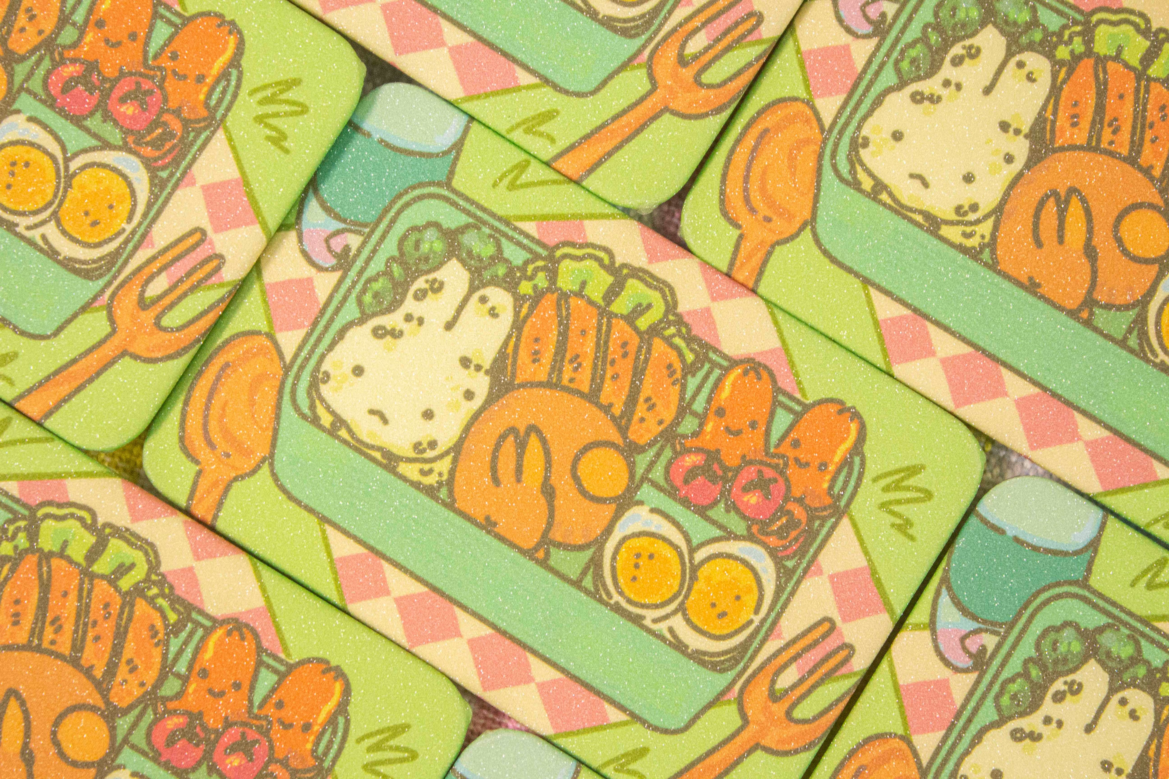 Foodie Buns Rectangular Pins