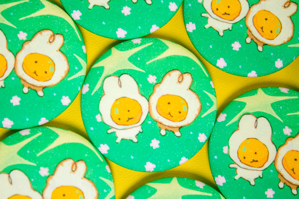 Foodie Buns Round Mini Pins