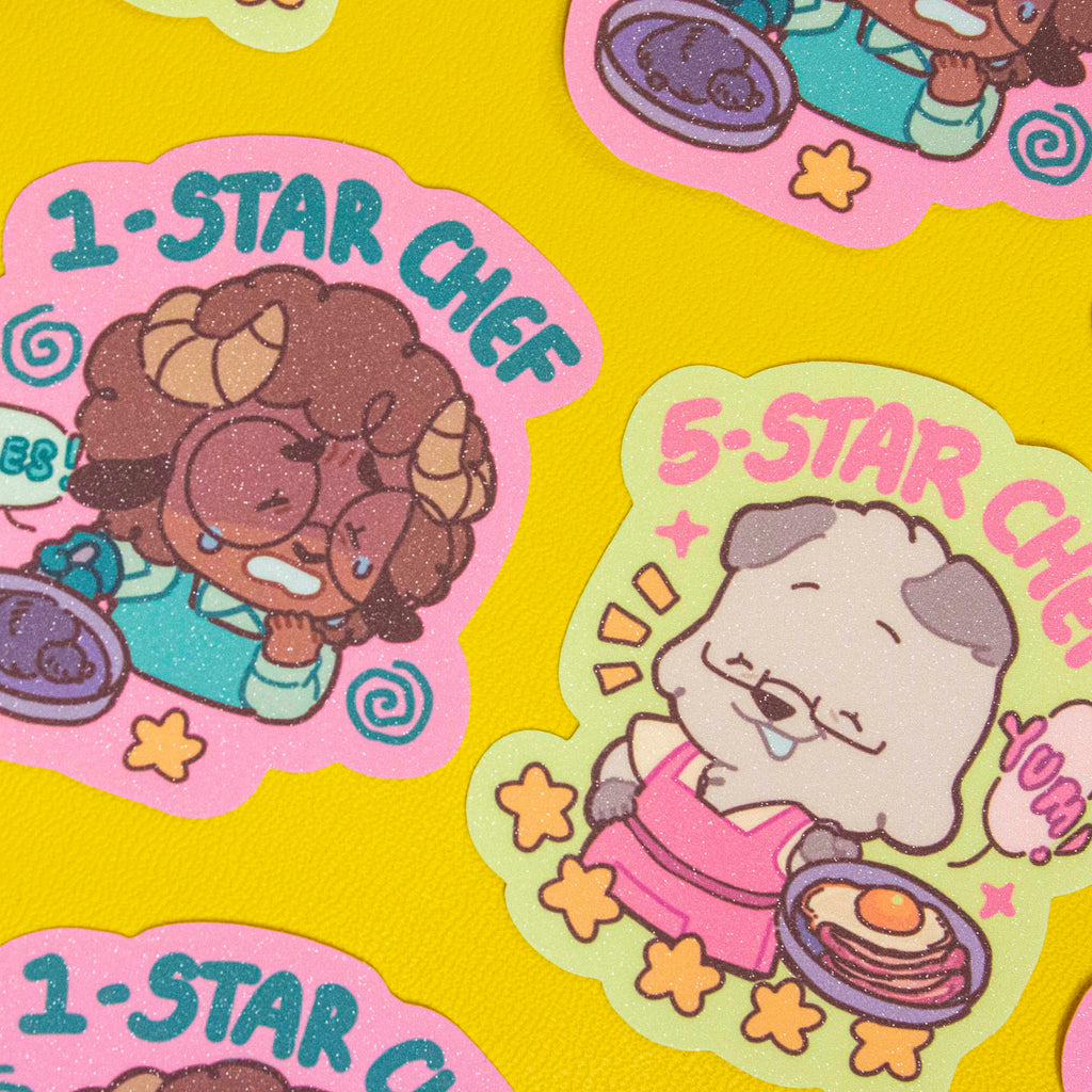 Silly Cooking Sticker Series