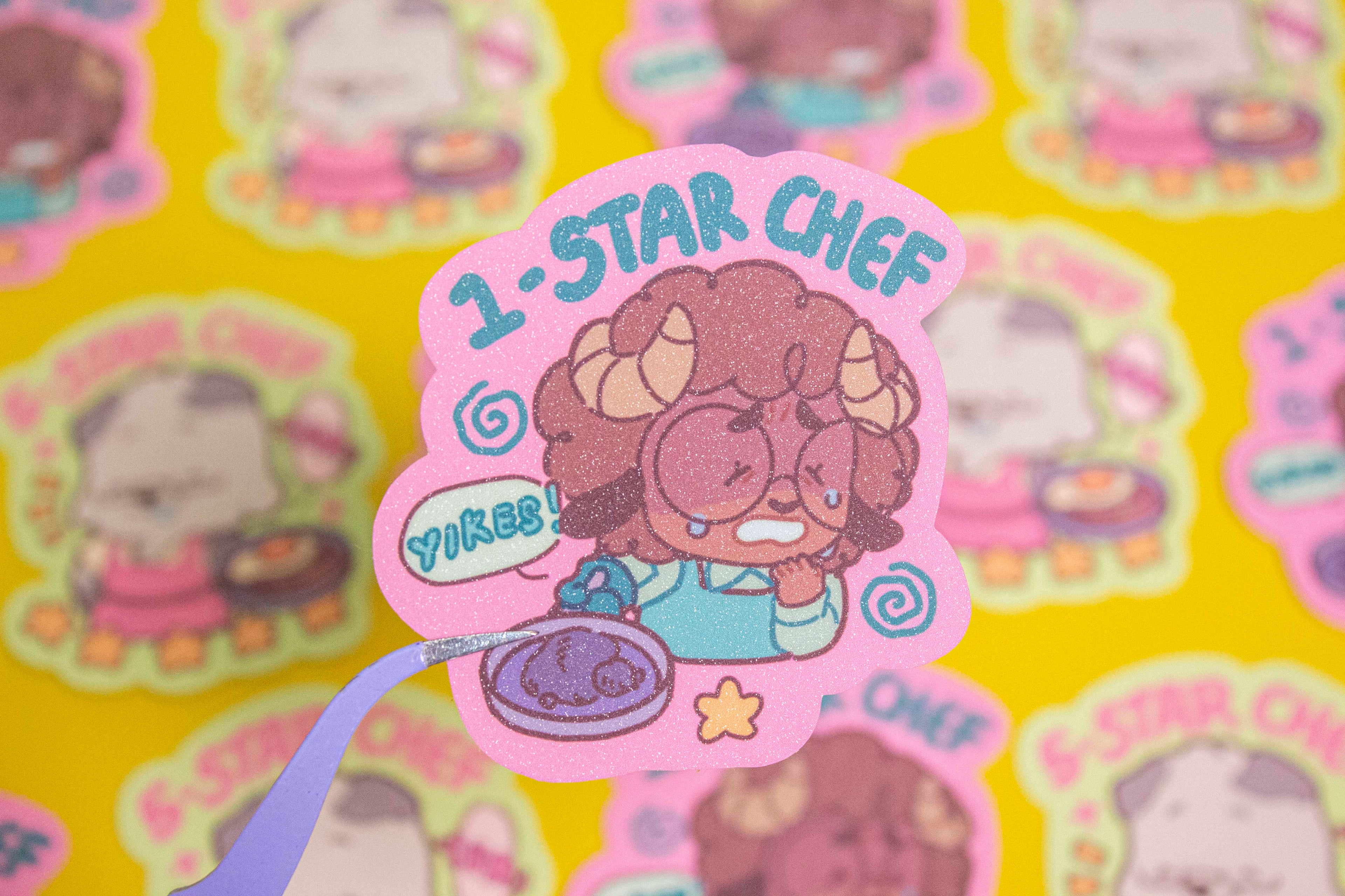 Silly Cooking Sticker Series
