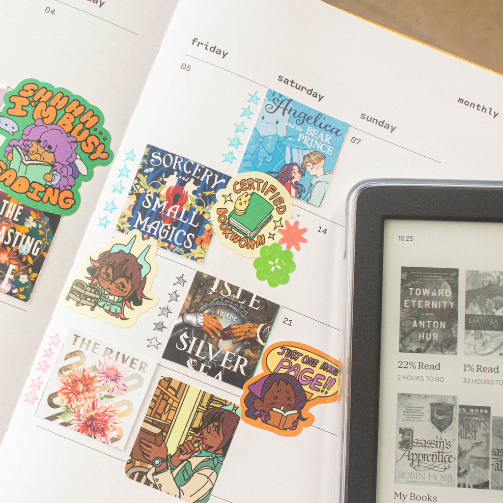 OC Book Club Vinyl Sticker Sheet