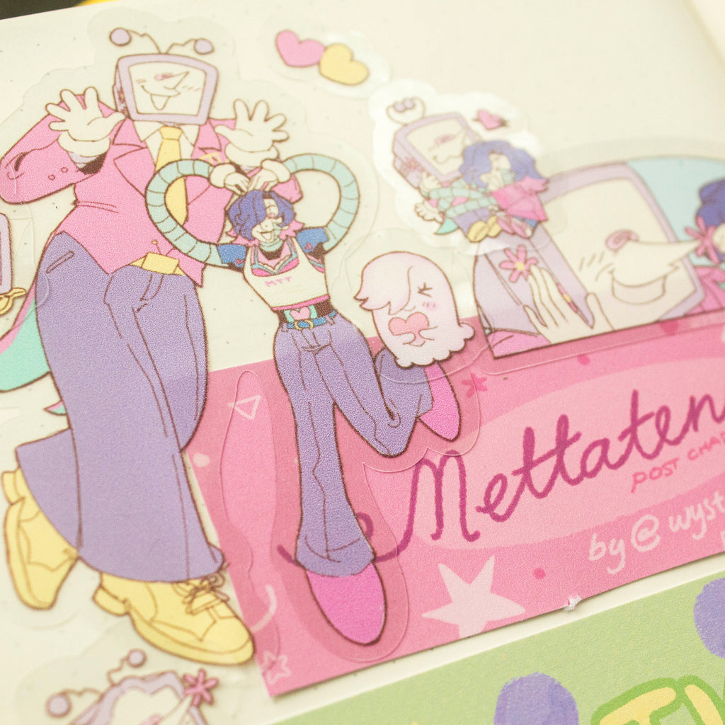 MTTV Clear Sticker Sheet