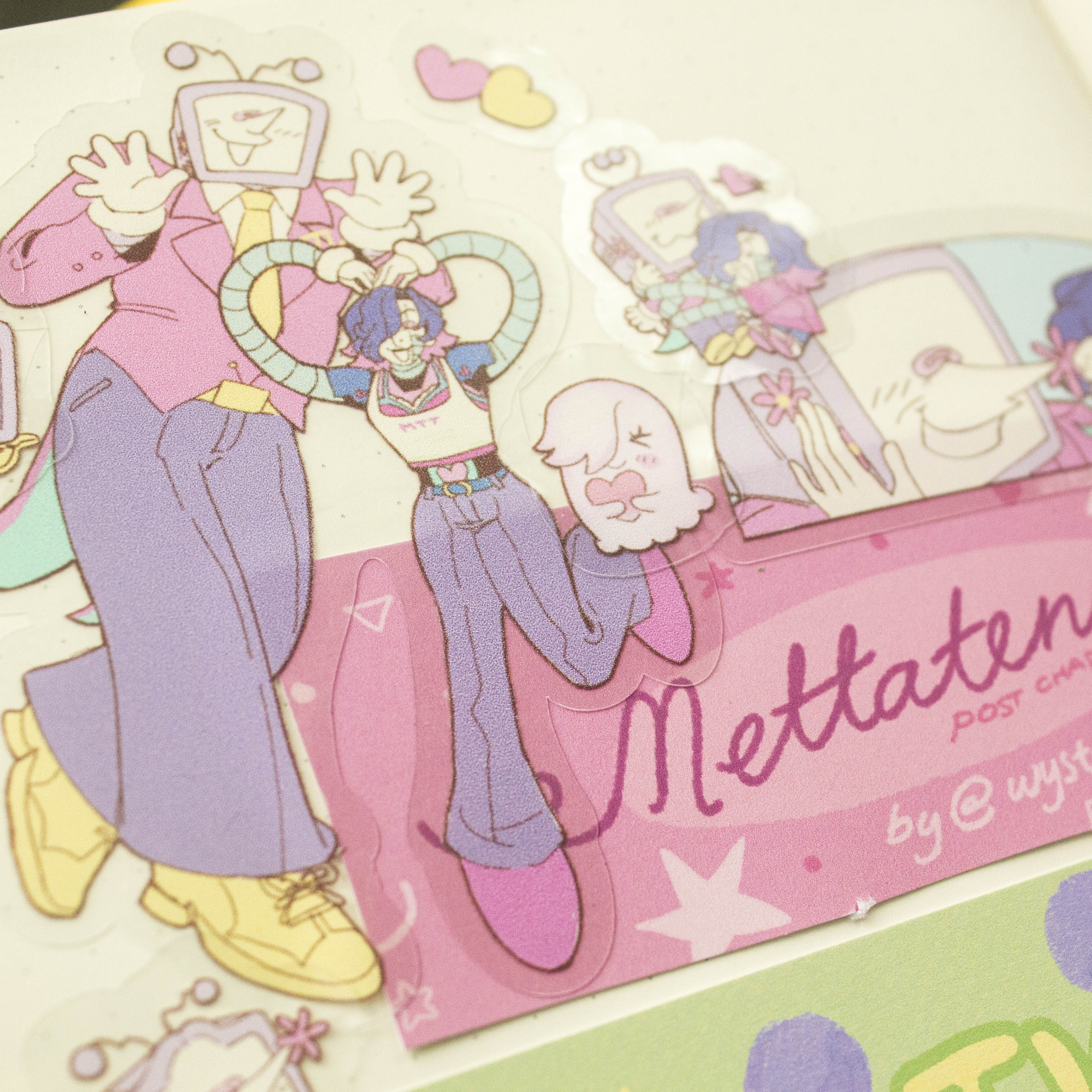 MTTV Clear Sticker Sheet