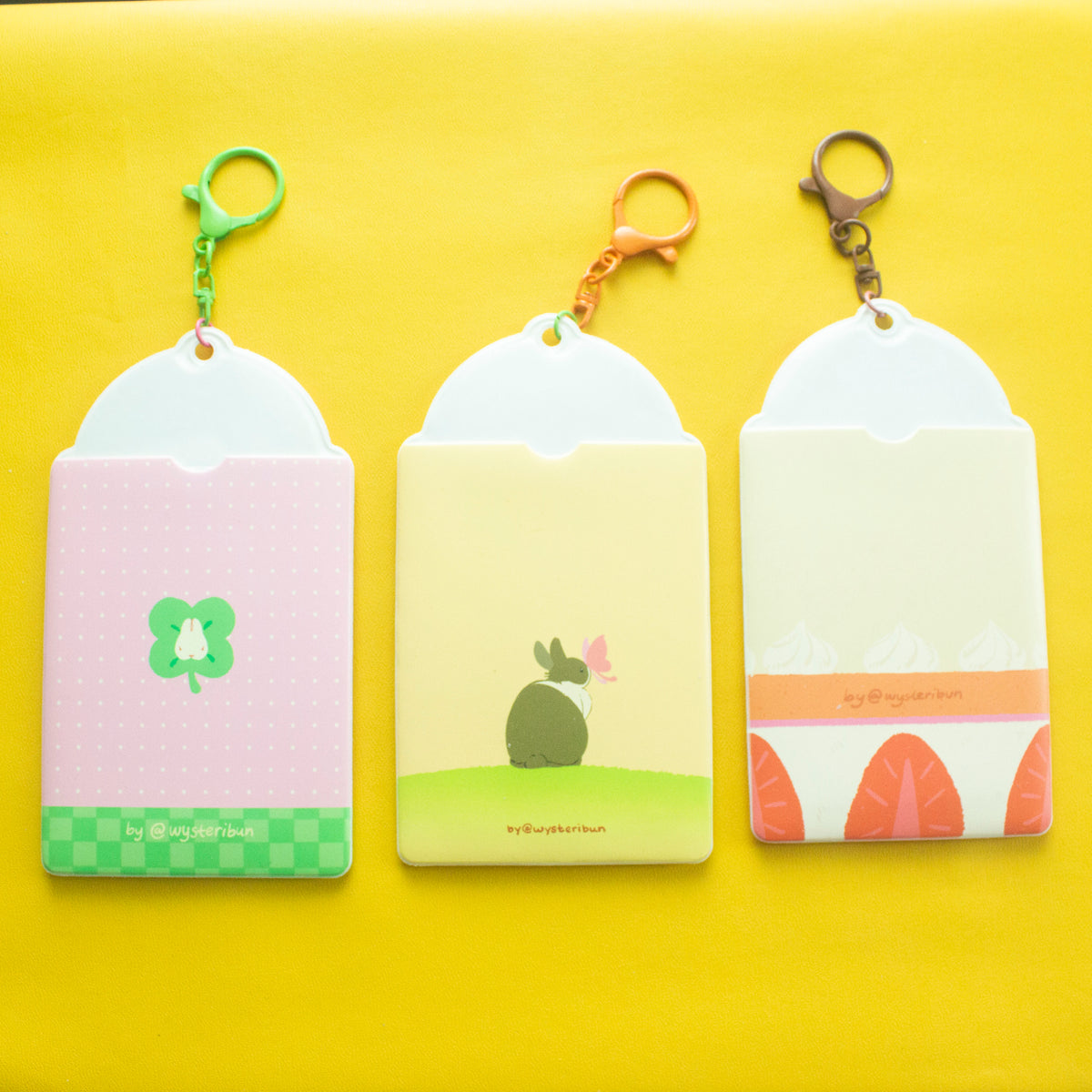 Bunny PVC Photocard Holders