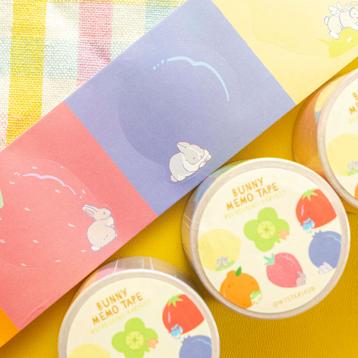 Bunny Memo Note Tapes