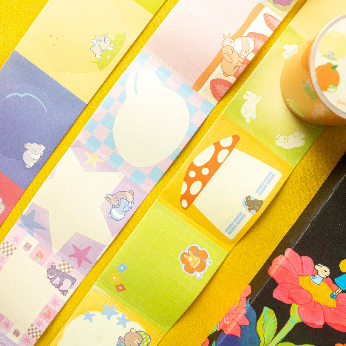 Bunny Memo Note Tapes