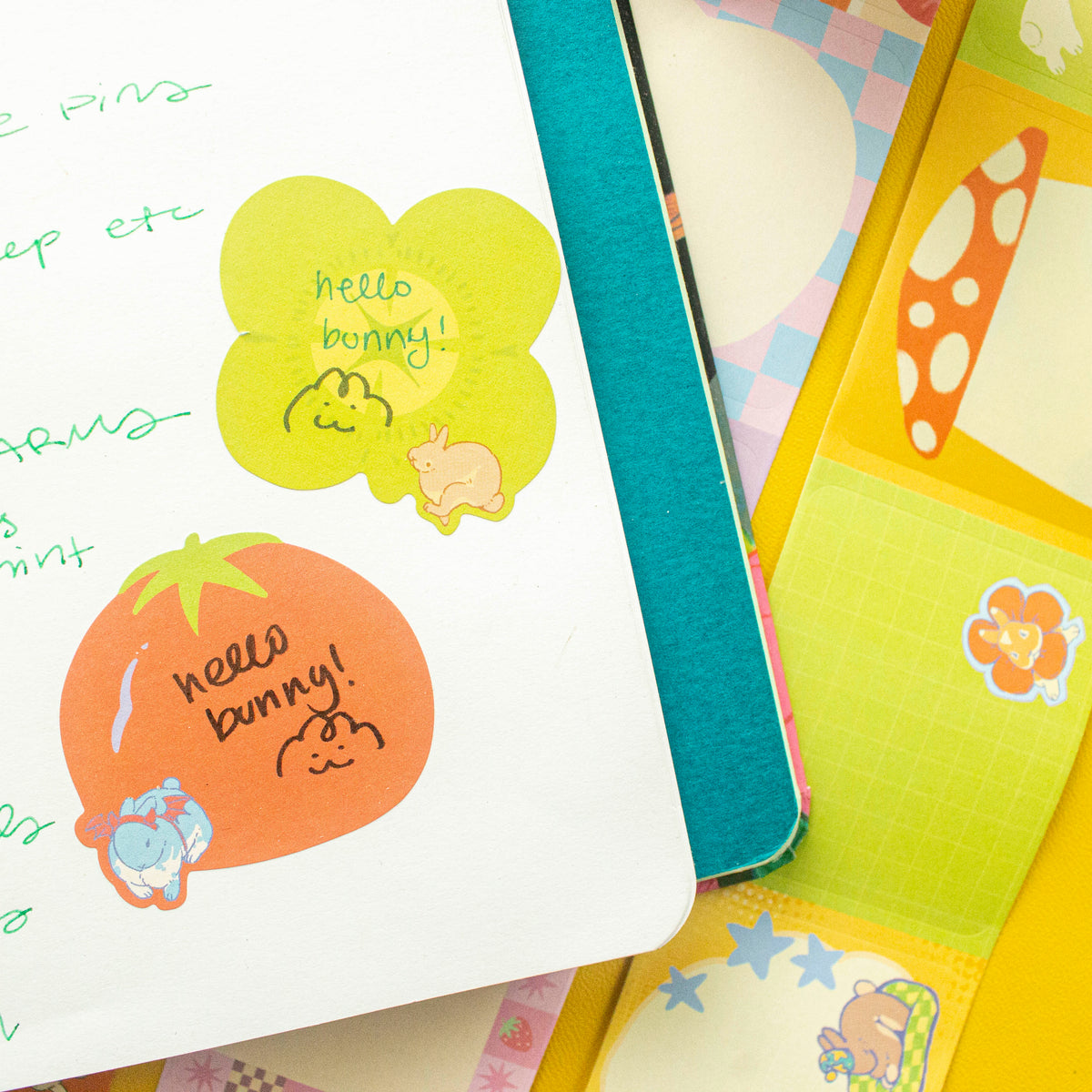 Bunny Memo Note Tapes