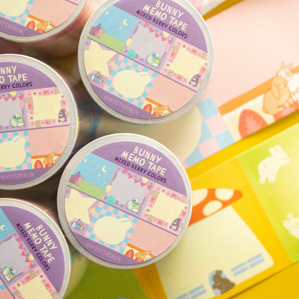 Bunny Memo Note Tapes