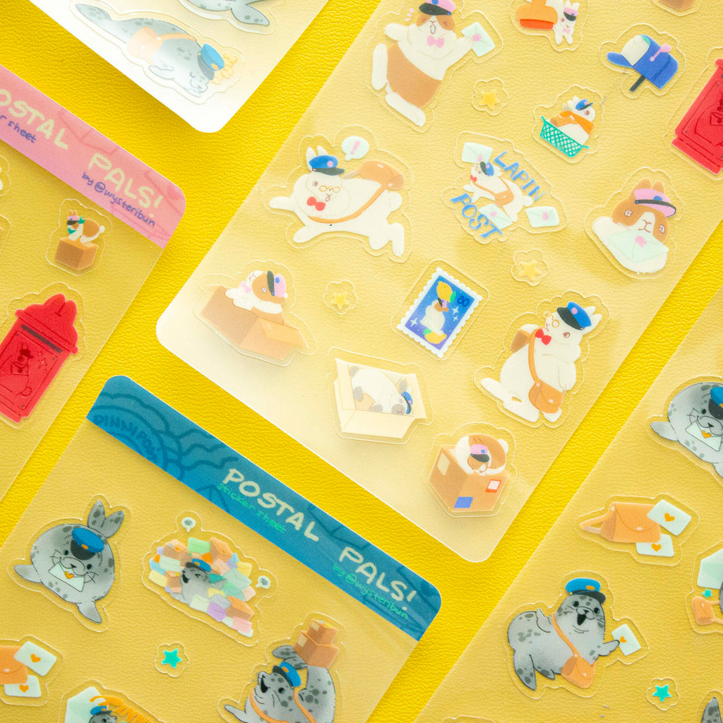 Postal Pals Sticker Sheet