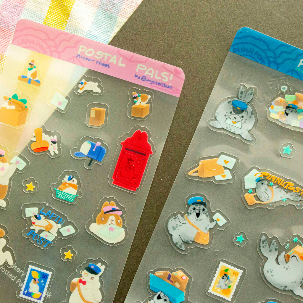 Postal Pals Sticker Sheet
