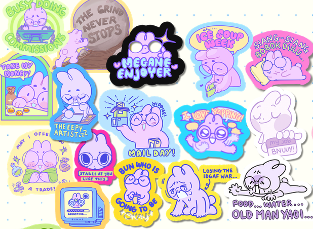 Silly Buns Stickers Vol.2