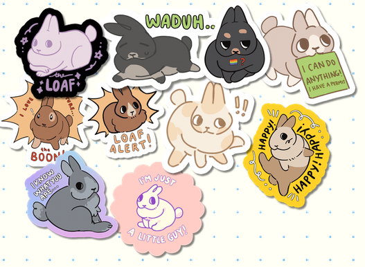 Silly Buns Stickers Vol.1