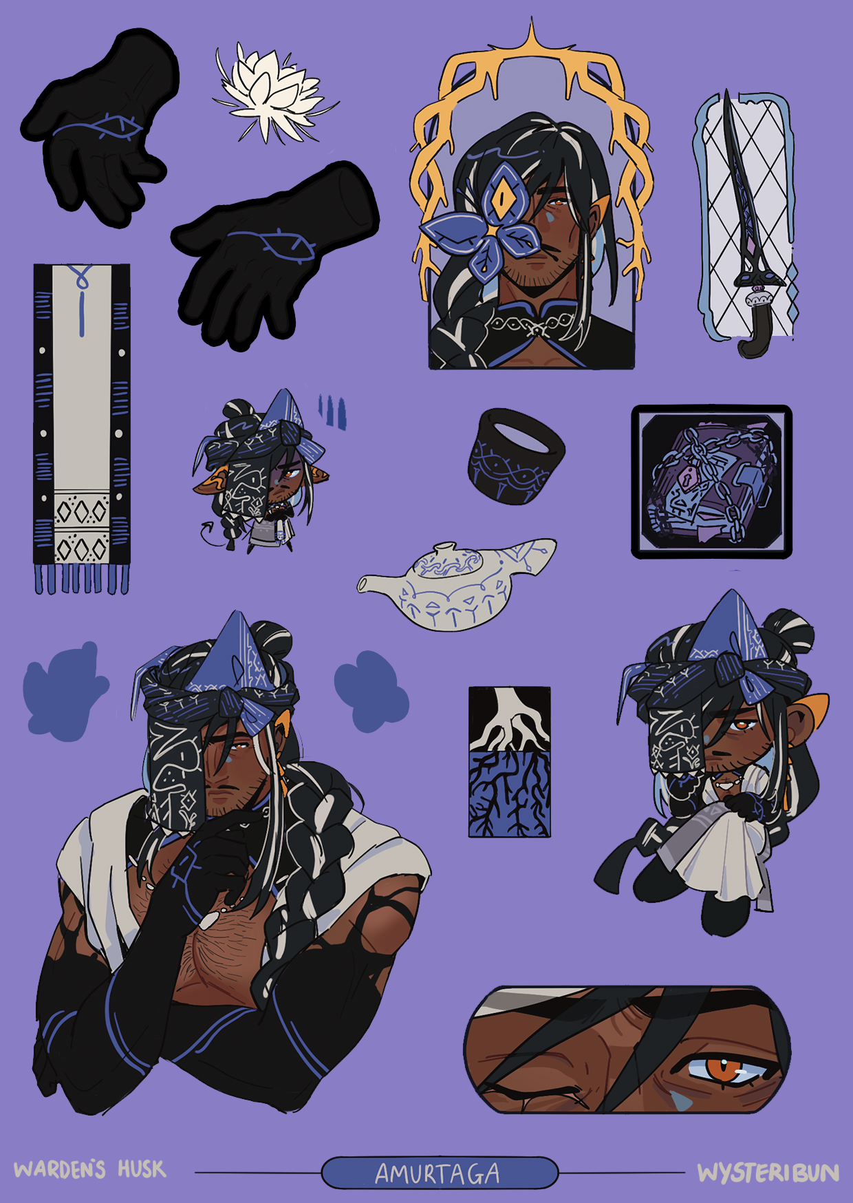 A6 OC Sticker Sheet