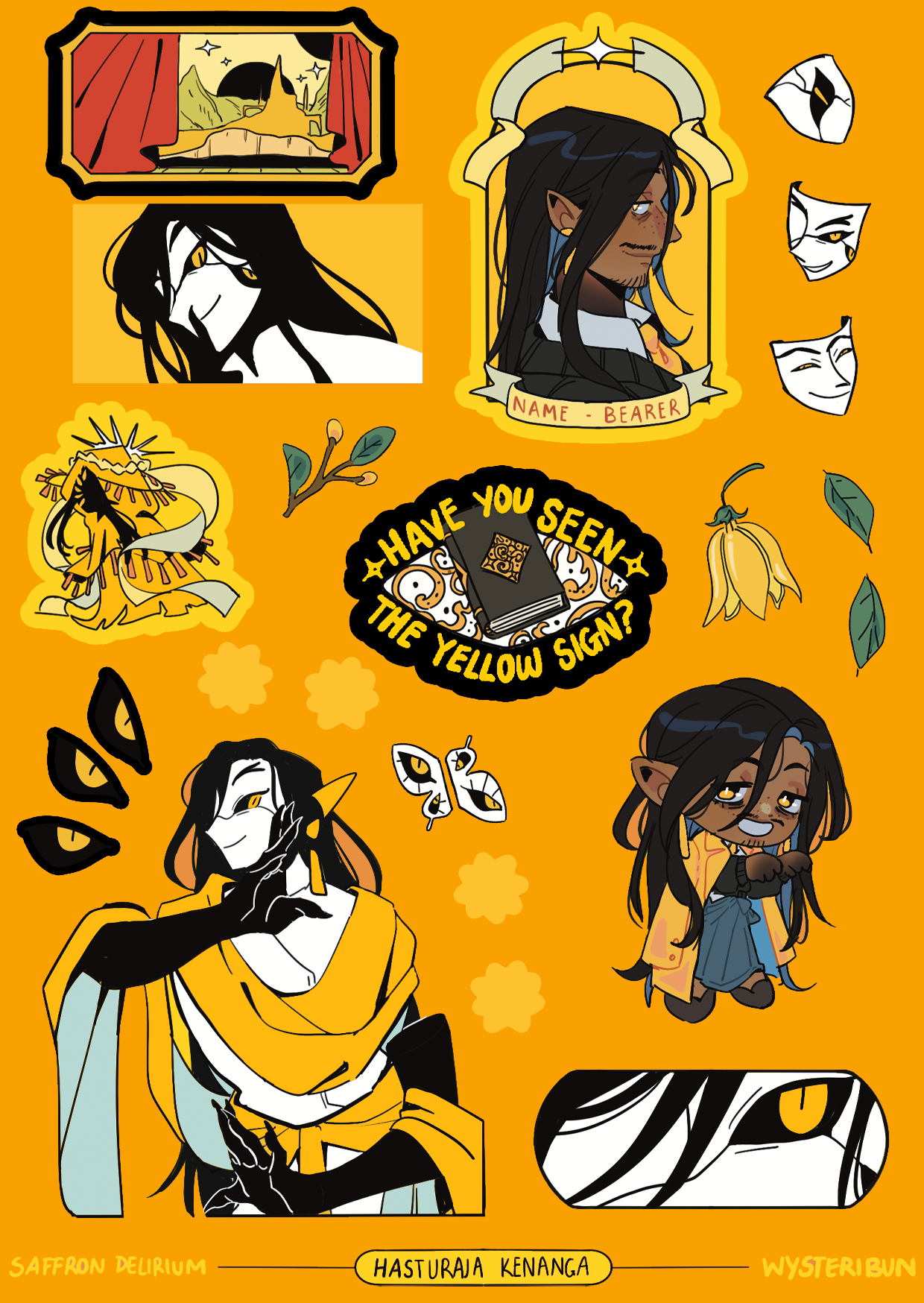 A6 OC Sticker Sheet